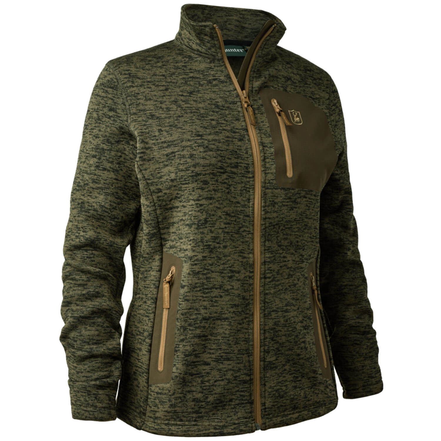  Deerhunter Cardigan da donna Sarek (Olive Night Melange)