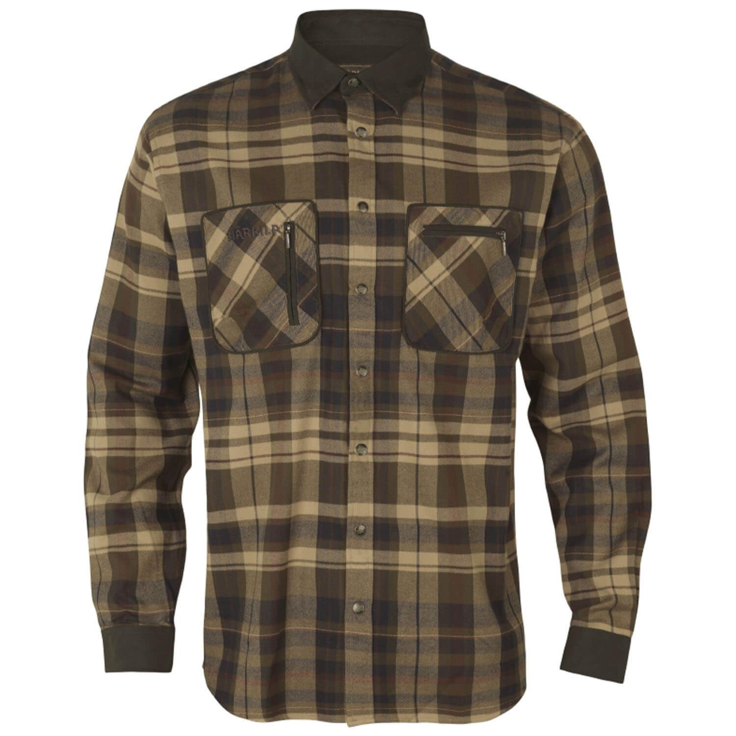  Härkila Camicia da caccia Pajala (beige/marrone) - Camicie da caccia