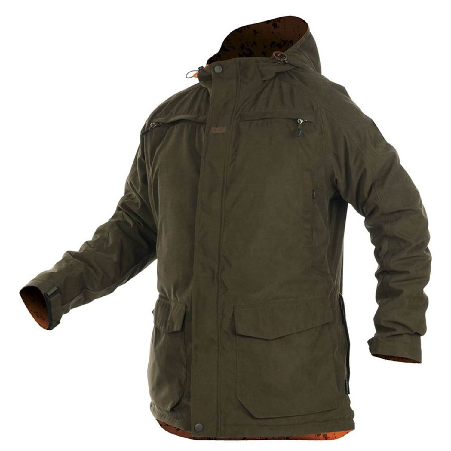 Hart Wende-Winterjacke Taunus 3R-J (Dark Olive/HV Camo)