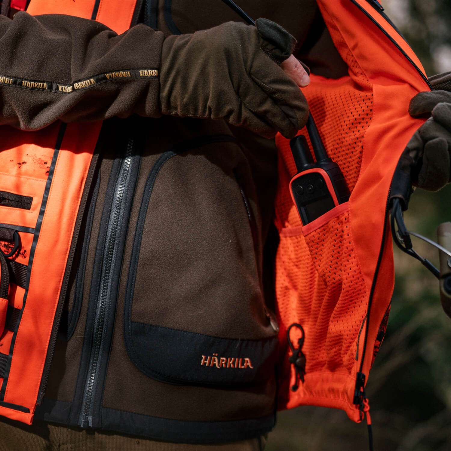 Härkila Weste Wildboar Pro Blaze Camo (AXIS MSP Orange)