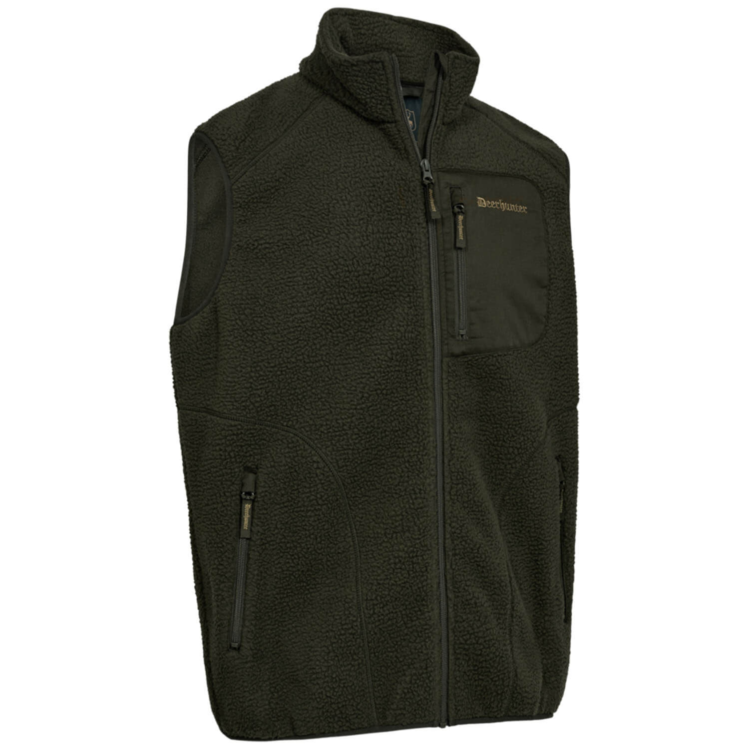  Deerhunter Gilet in pile Atlas (verde bosco)
