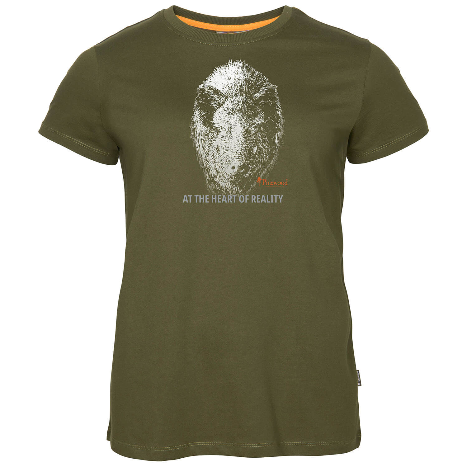  Pinewood Maglietta da donna Wild Boar (Olive) - Camicette e camicie