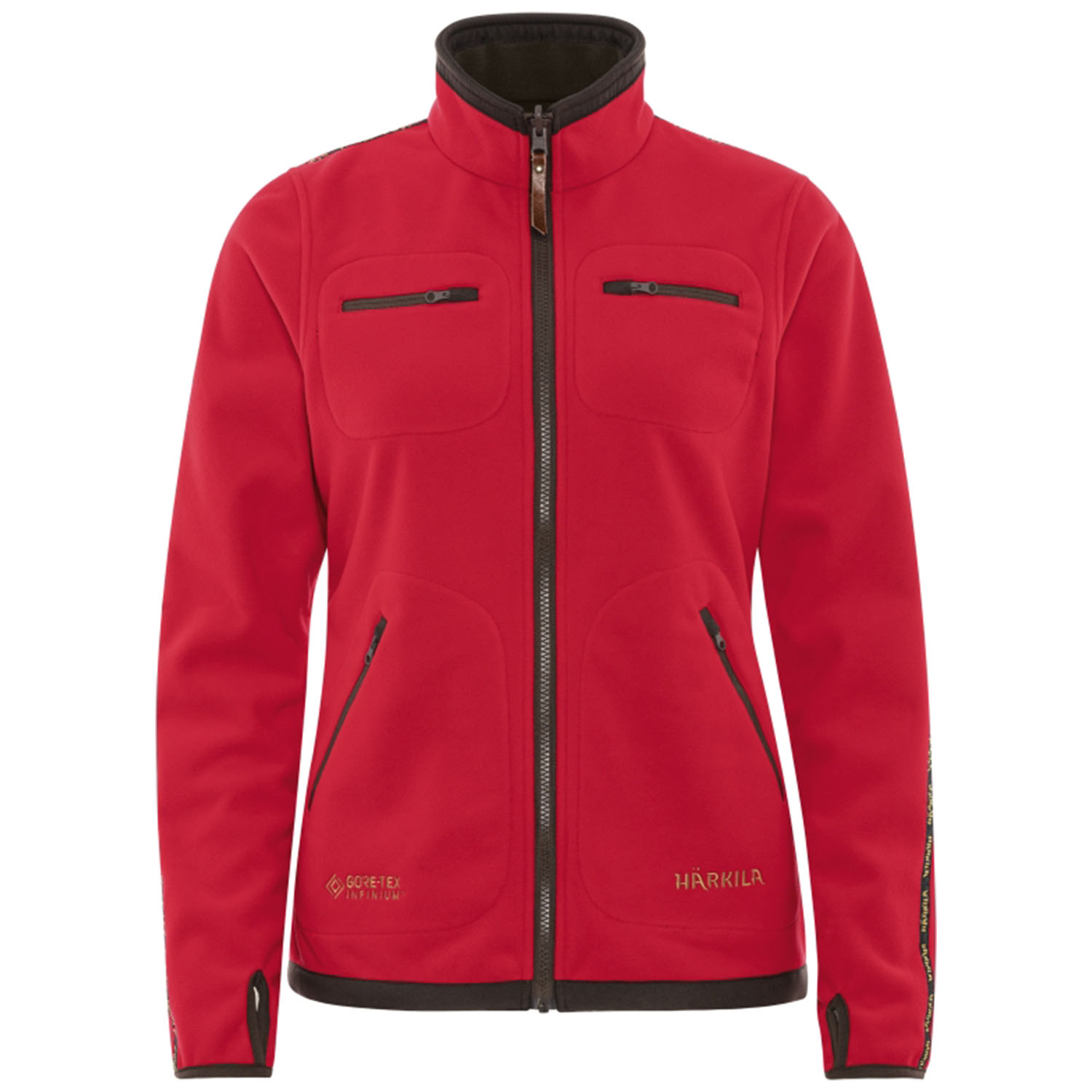  Härkila Giacca reversibile da donna Kamko (marrone/rosso)