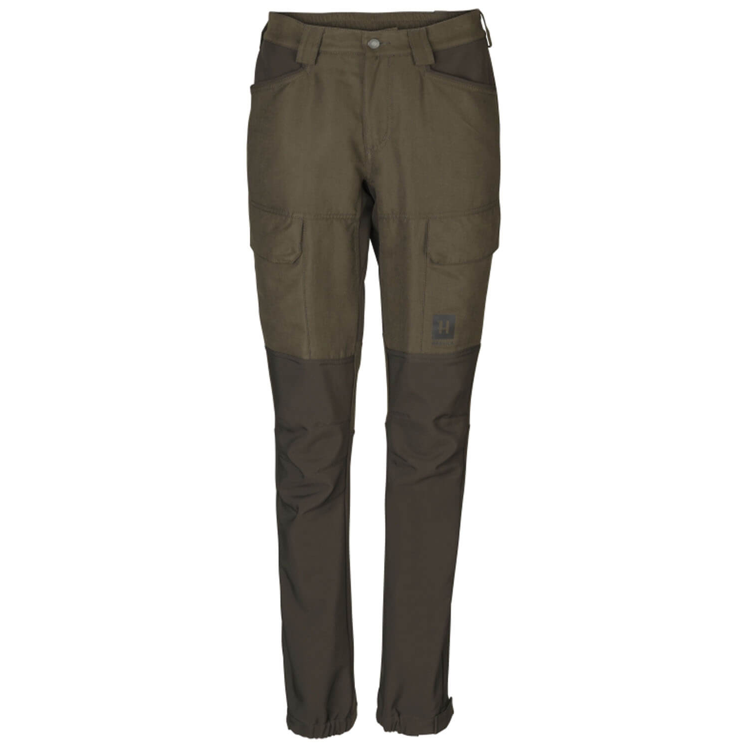  Härkila Pantaloni Scandinavian da donna (verde salice/marrone) - Outlet
