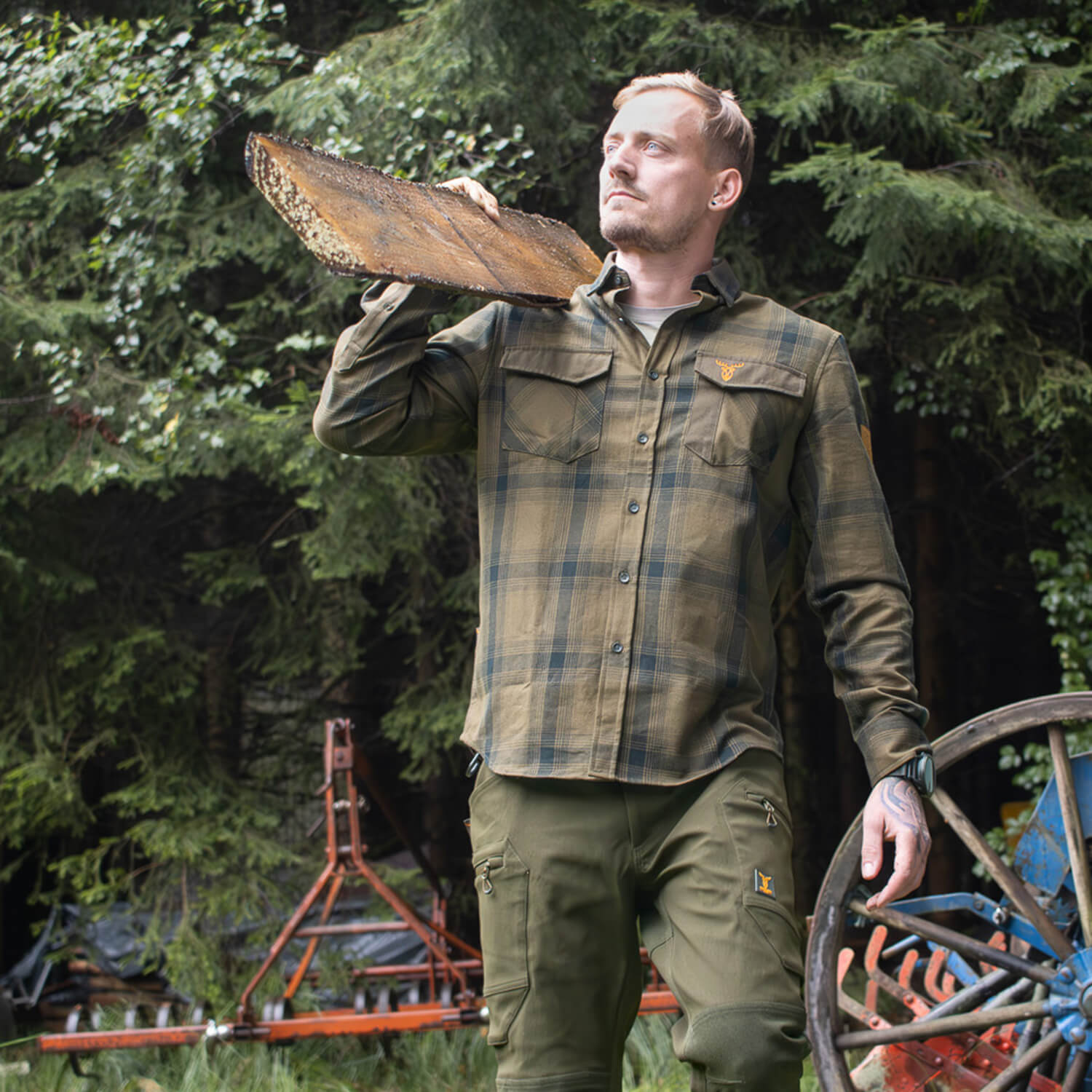 Pirscher Gear Camicia Forest (Mystic Green)