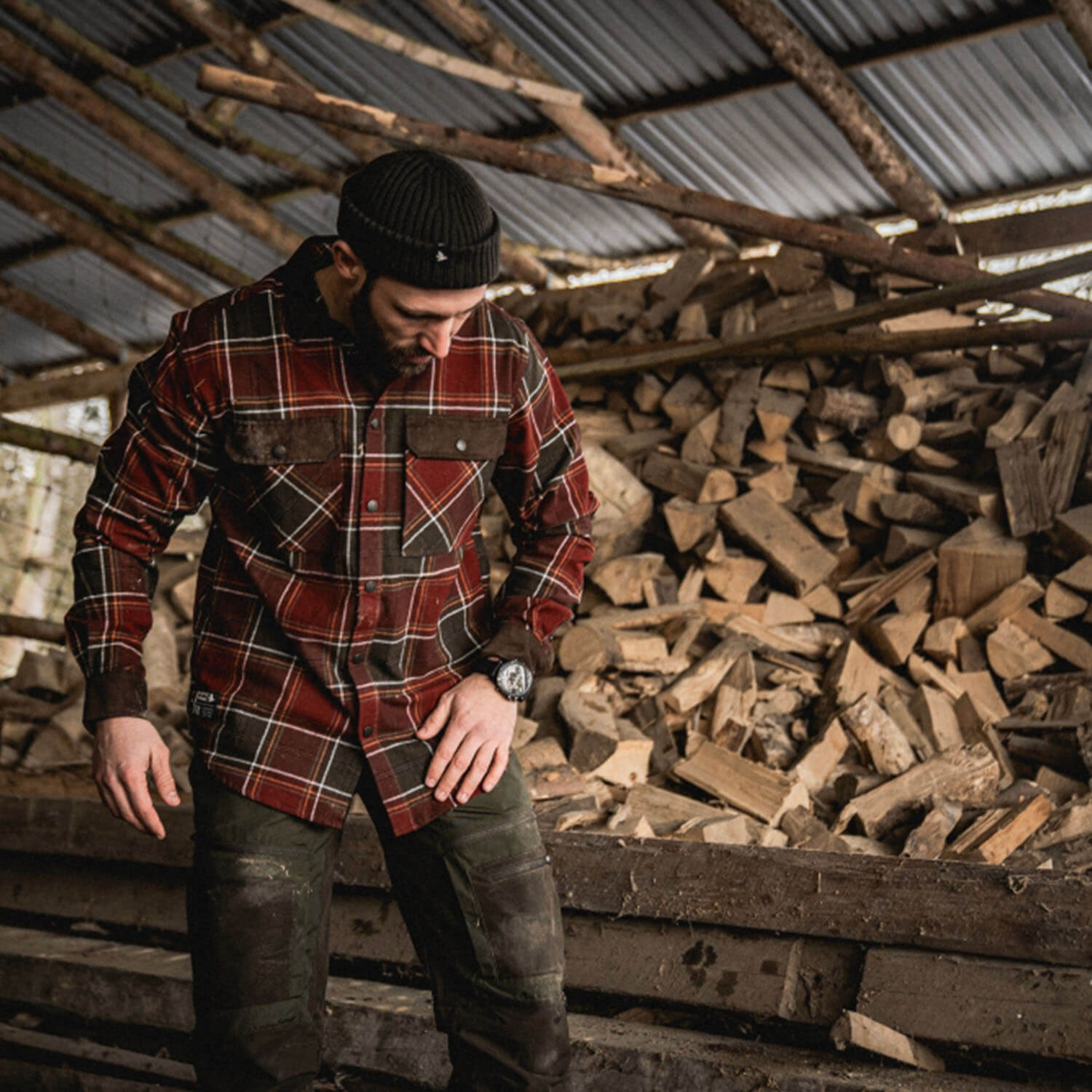  Seeland Camicia da caccia Banff (Red Check)