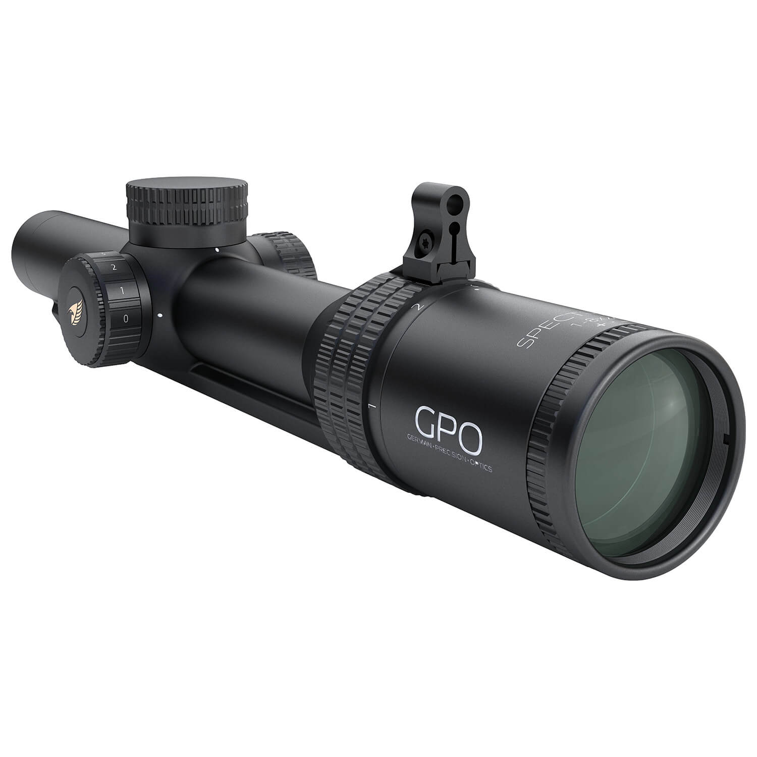 GPO Zielfernrohr Spectra 8x 1-8x24i mit Schiene - Jagdausrüstung