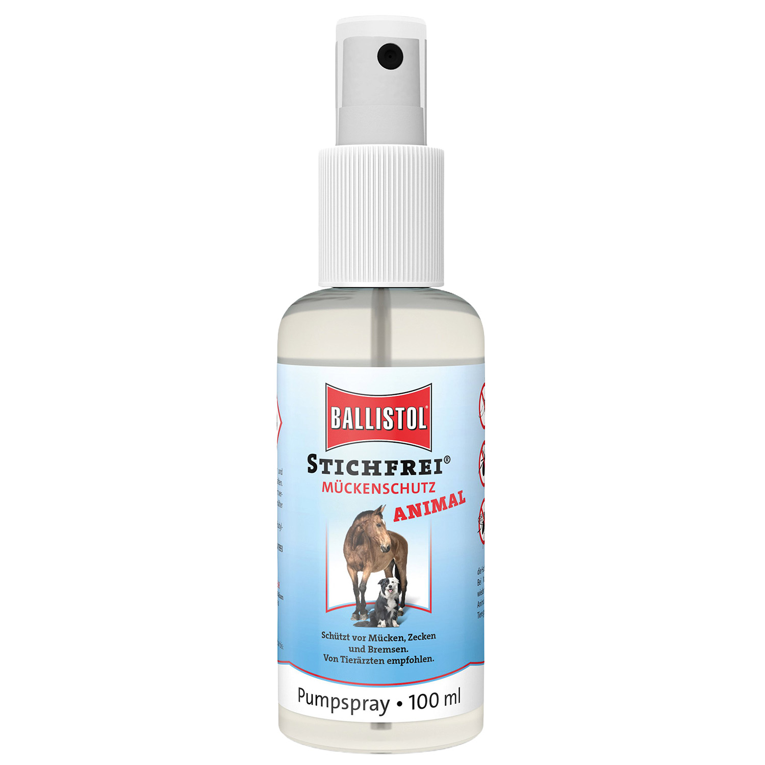  Ballistol Repellente per zanzare Stichfrei Animal, spray a pompa da 100 ml - Attrezzatura da caccia