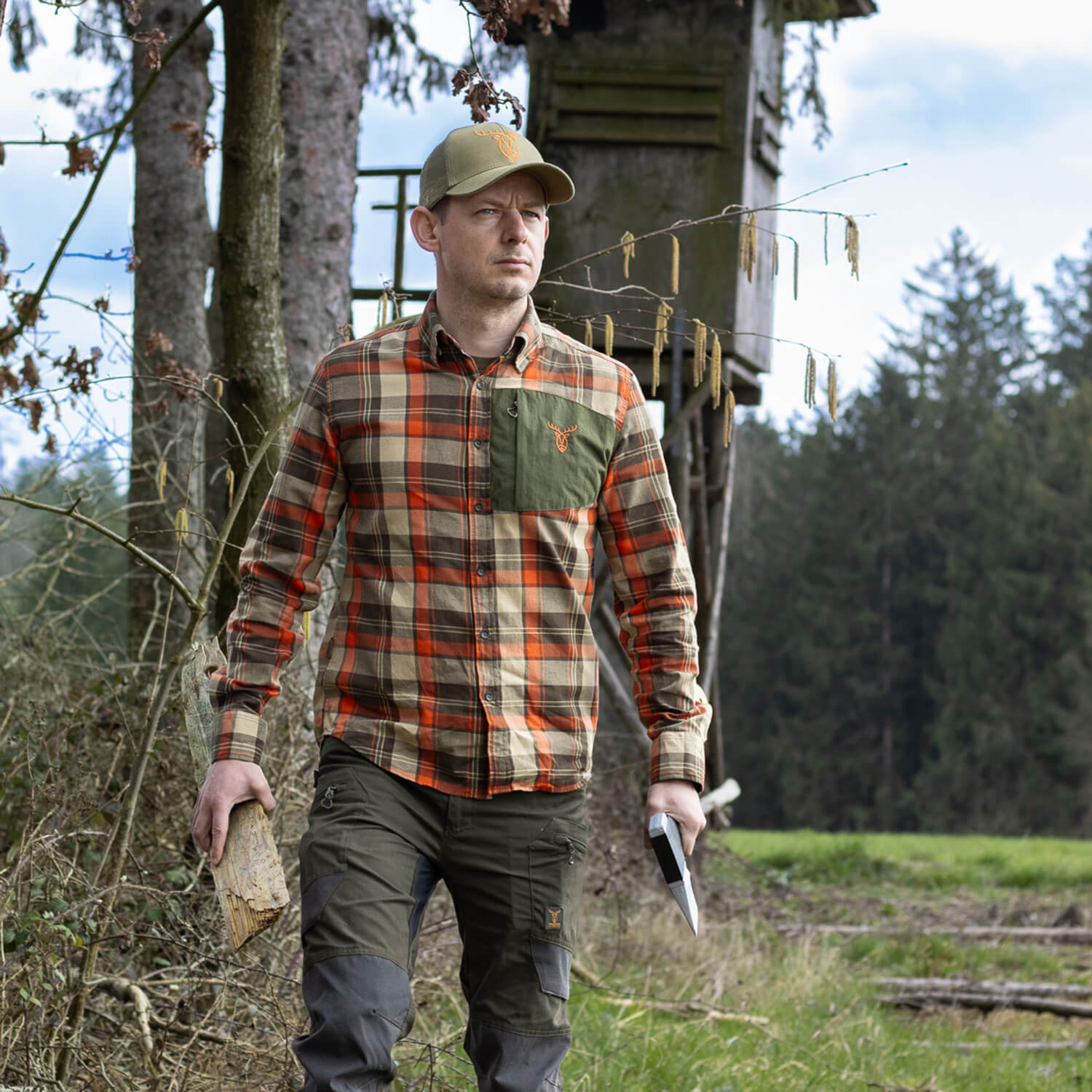  Pirscher Gear Camicia Field (Arancione)