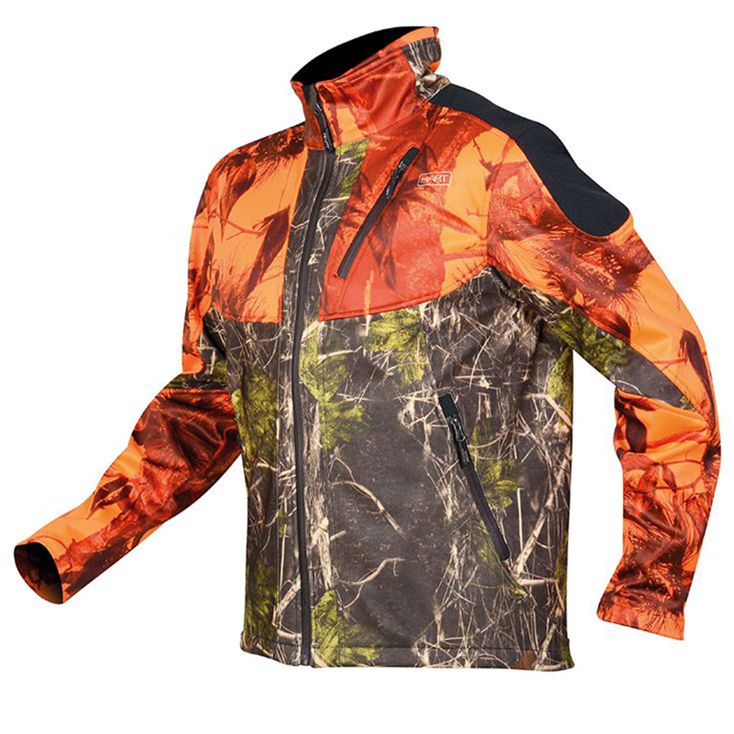  Hart Giacca softshell Lanbro-S (camo blaze/camo forest) - Battuta di caccia