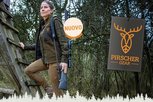 Novità per cacciatrici: Camicia da caccia Field e leggings da caccia Pirscher Gear in marrone