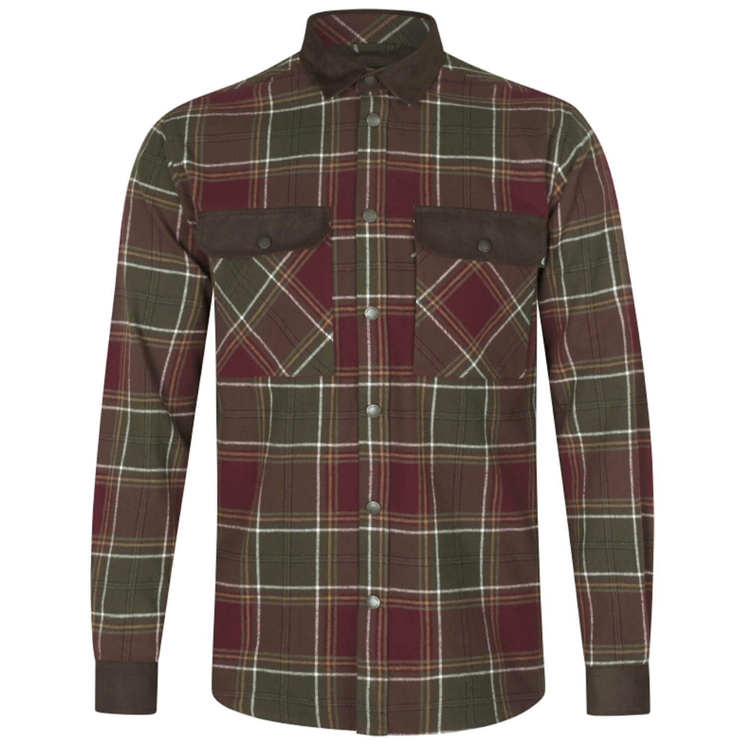  Seeland Camicia da caccia Banff (Red Check) - Camicie da caccia