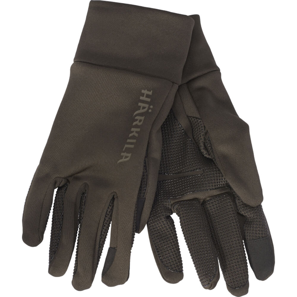 Härkila Guanti Power stretch (Marrone ombra) - Caccia alla cerca