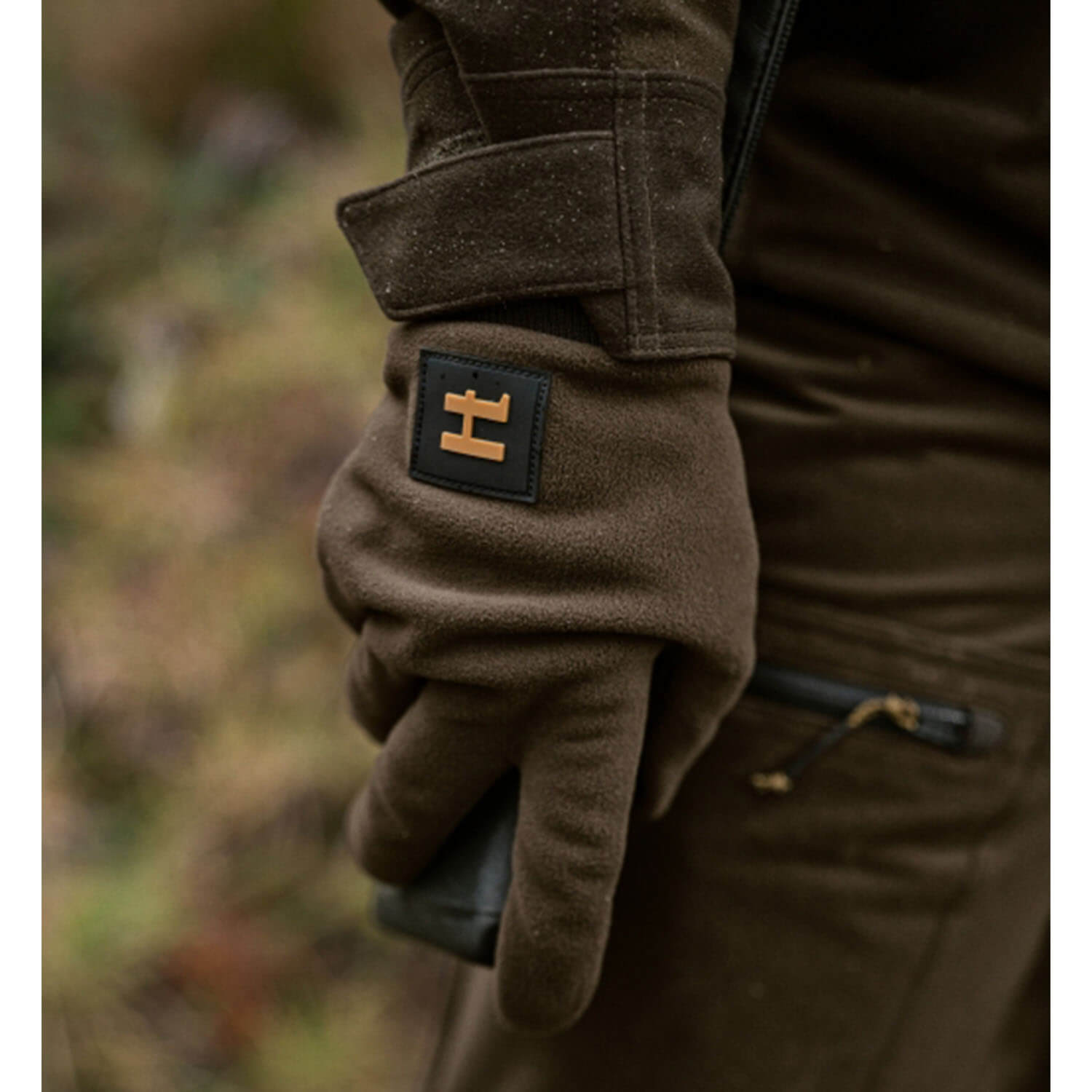  Härkila Guanti Forest Hunter WSP (verde/marrone scuro)