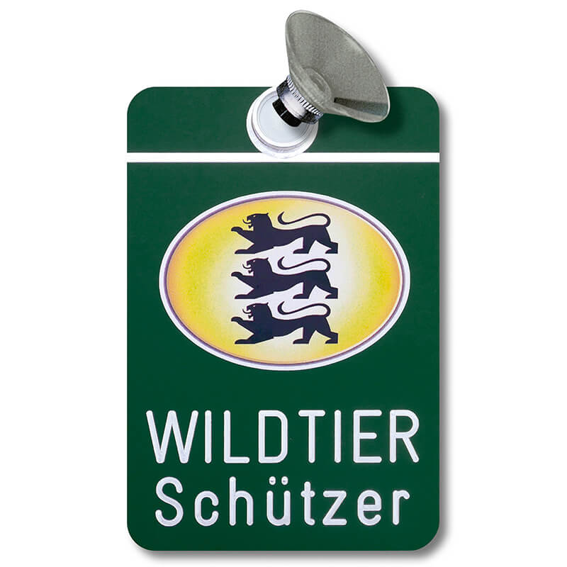 Cartello auto Salvaguardia della fauna selvatica Baden-Württemberg - Accessori auto