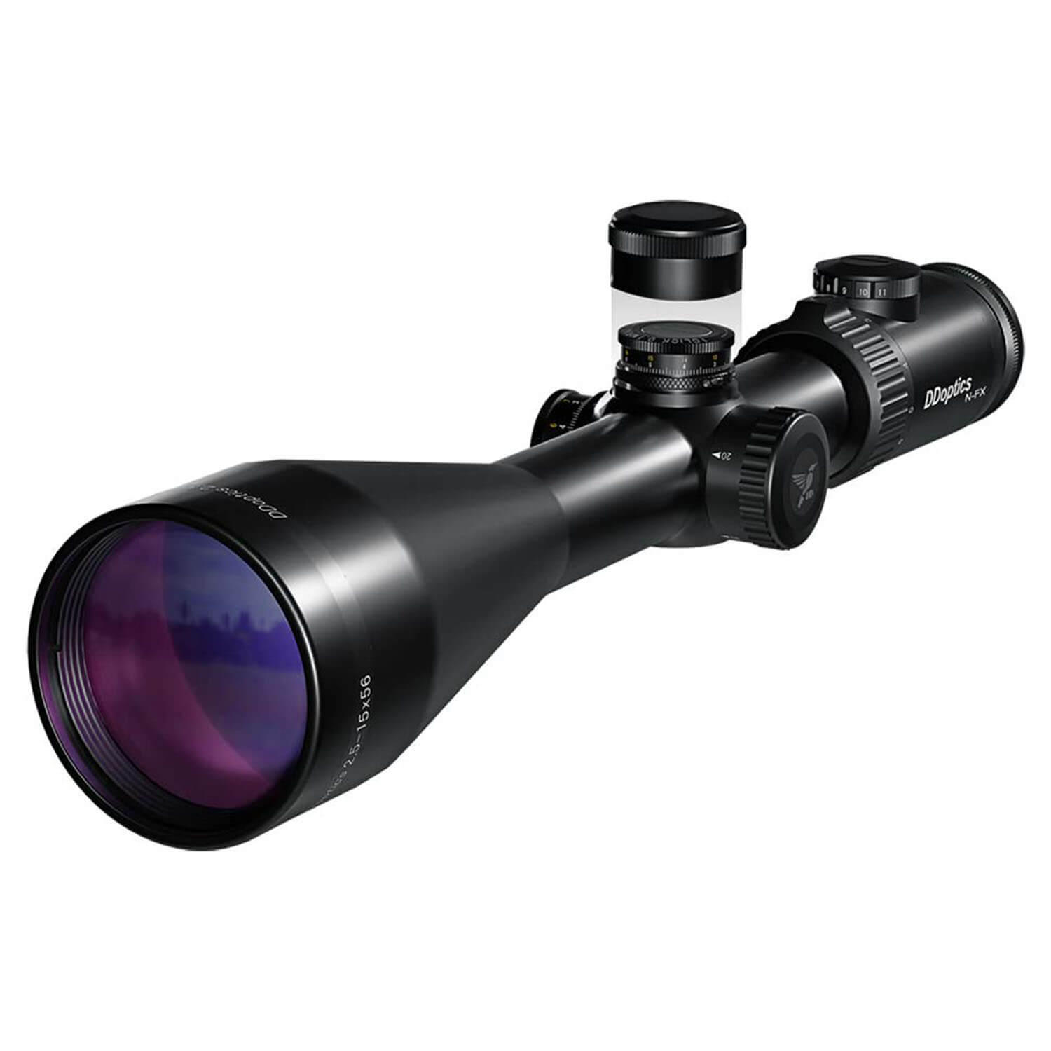  DDoptics Cannocchiale da puntamento Nighteagle V6 2,5-15x56 NFX - Attrezzatura da caccia
