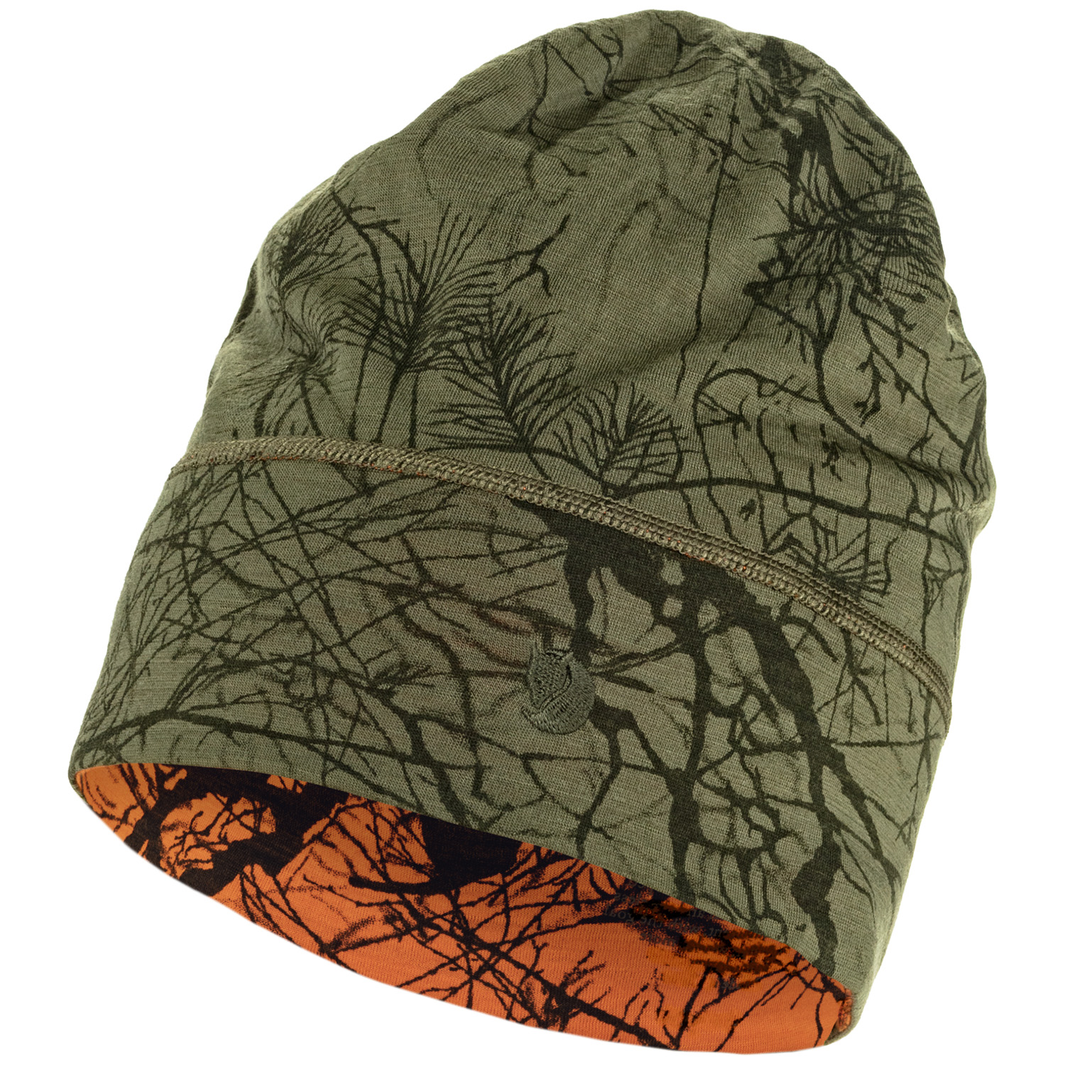  Fjällräven Cappello Lapland Camo (verde/arancio) - Abbigliamento mimetico