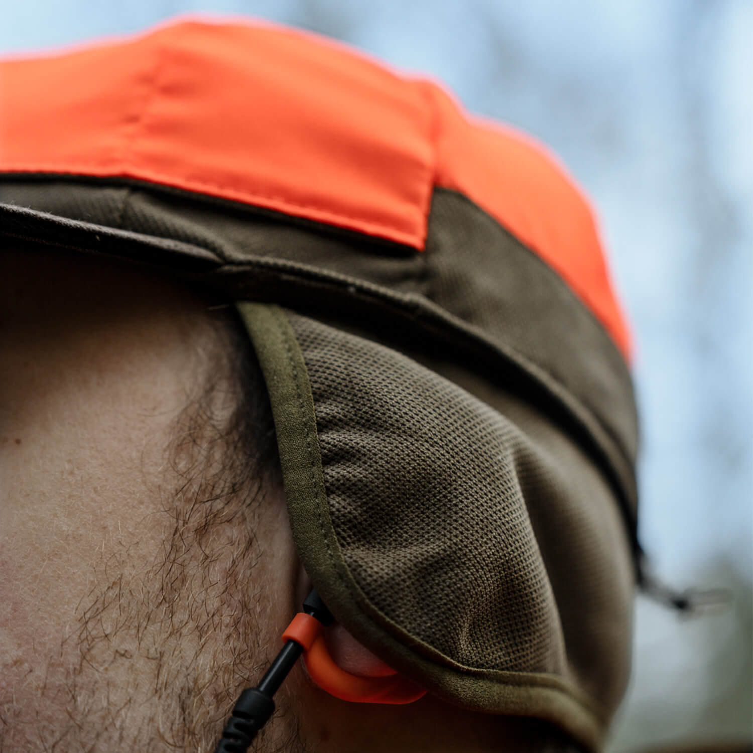 Seeland reversible cap Trax (Light Pine/Orange)