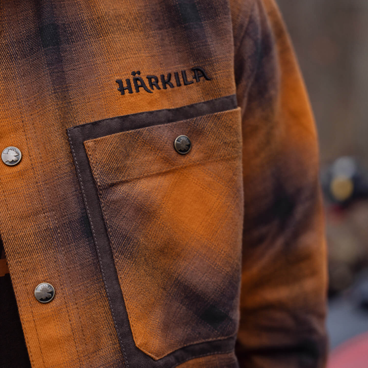 Härkila Jagdhemd Folke (Maple Check)