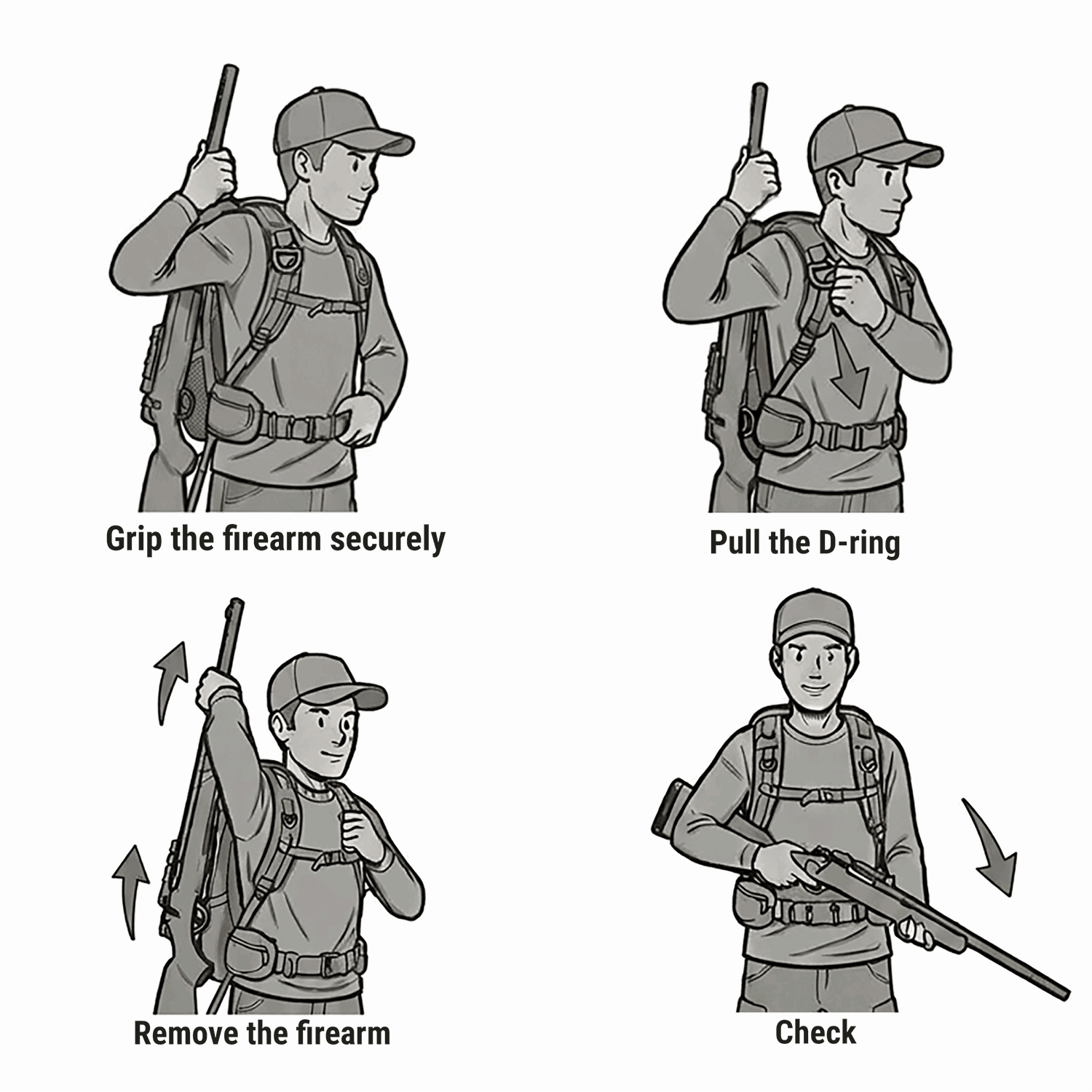  Pirscher Gear Rifle Rapid Release System