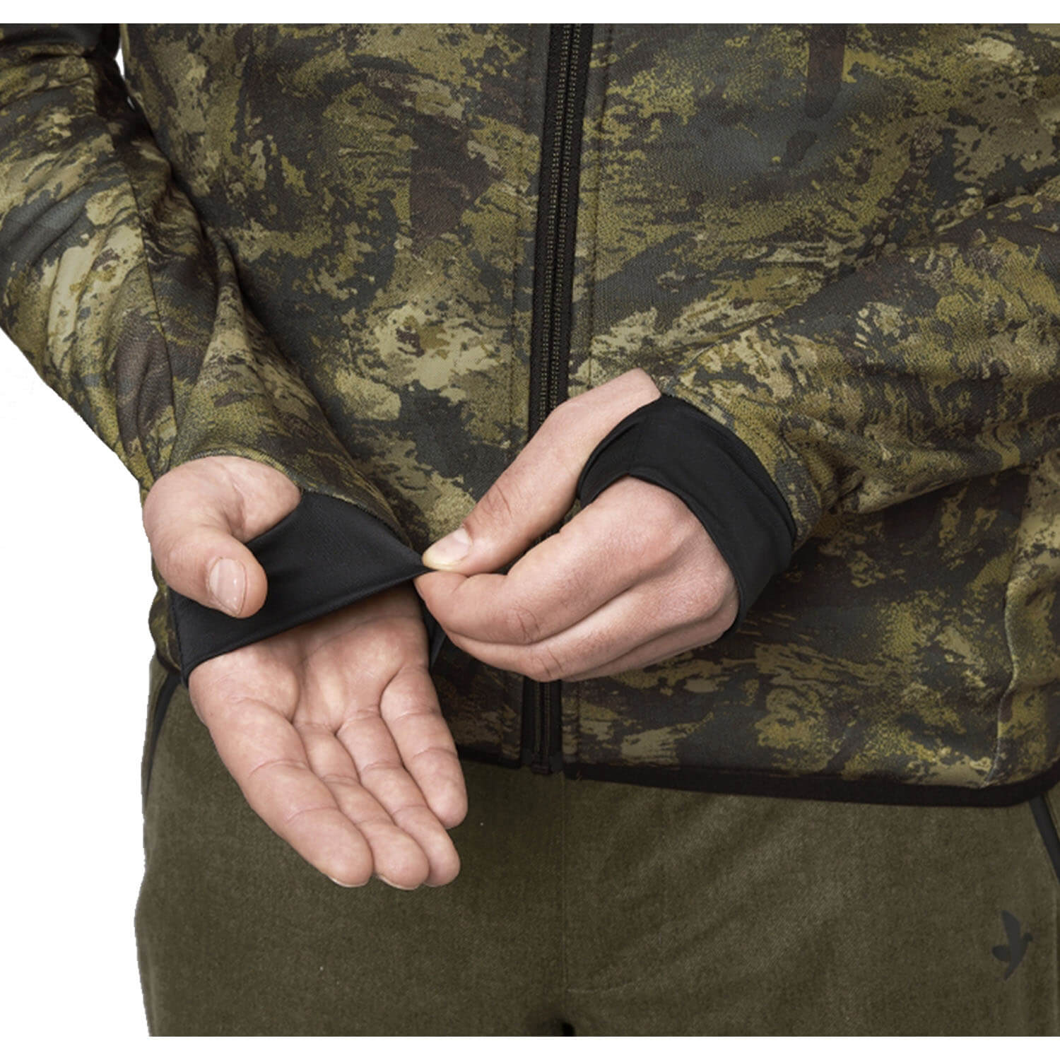  Seeland Giacca in pile Power Camo (verde InVis)