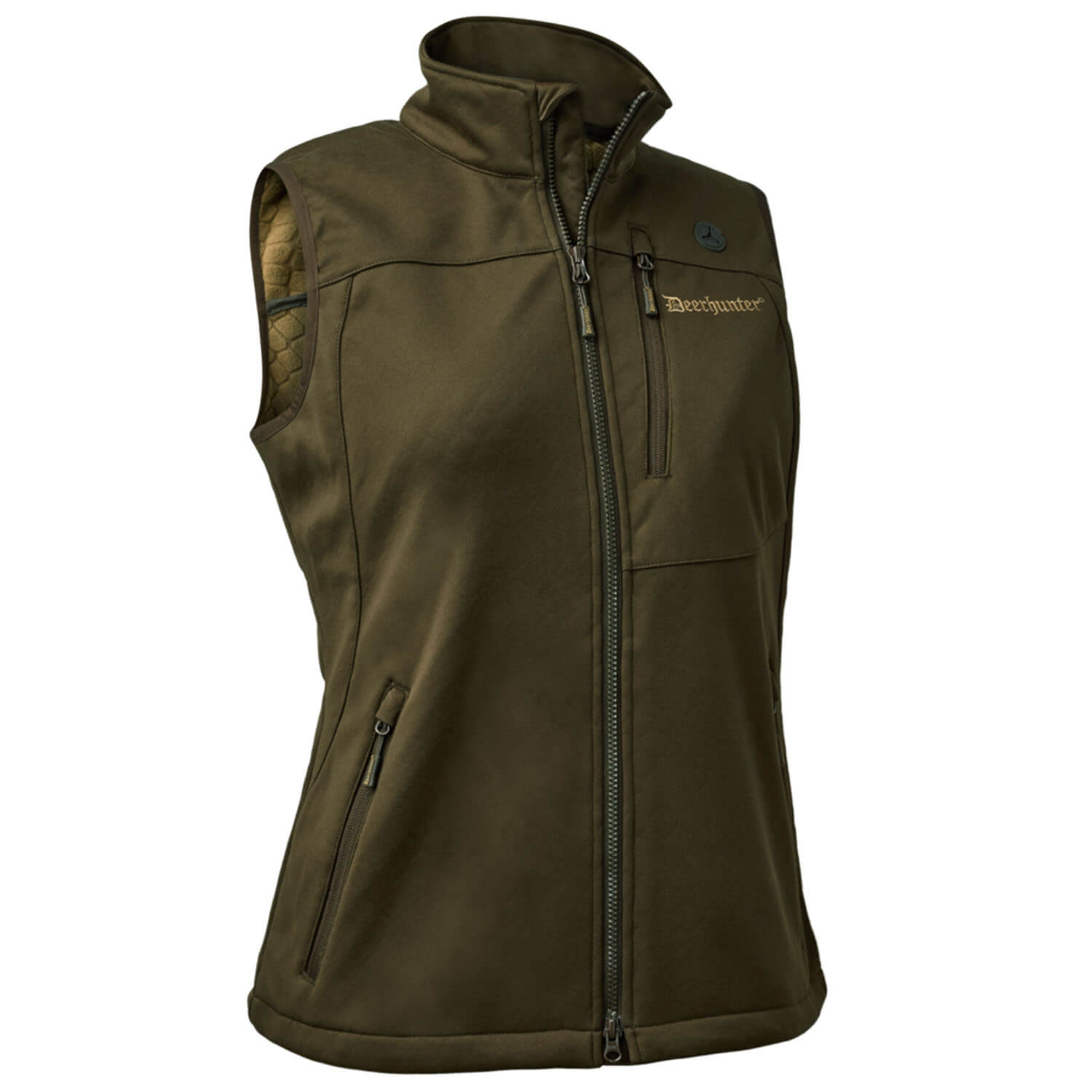  Deerhunter Gilet in softshell Lady Excape (verde) - Gilet da caccia