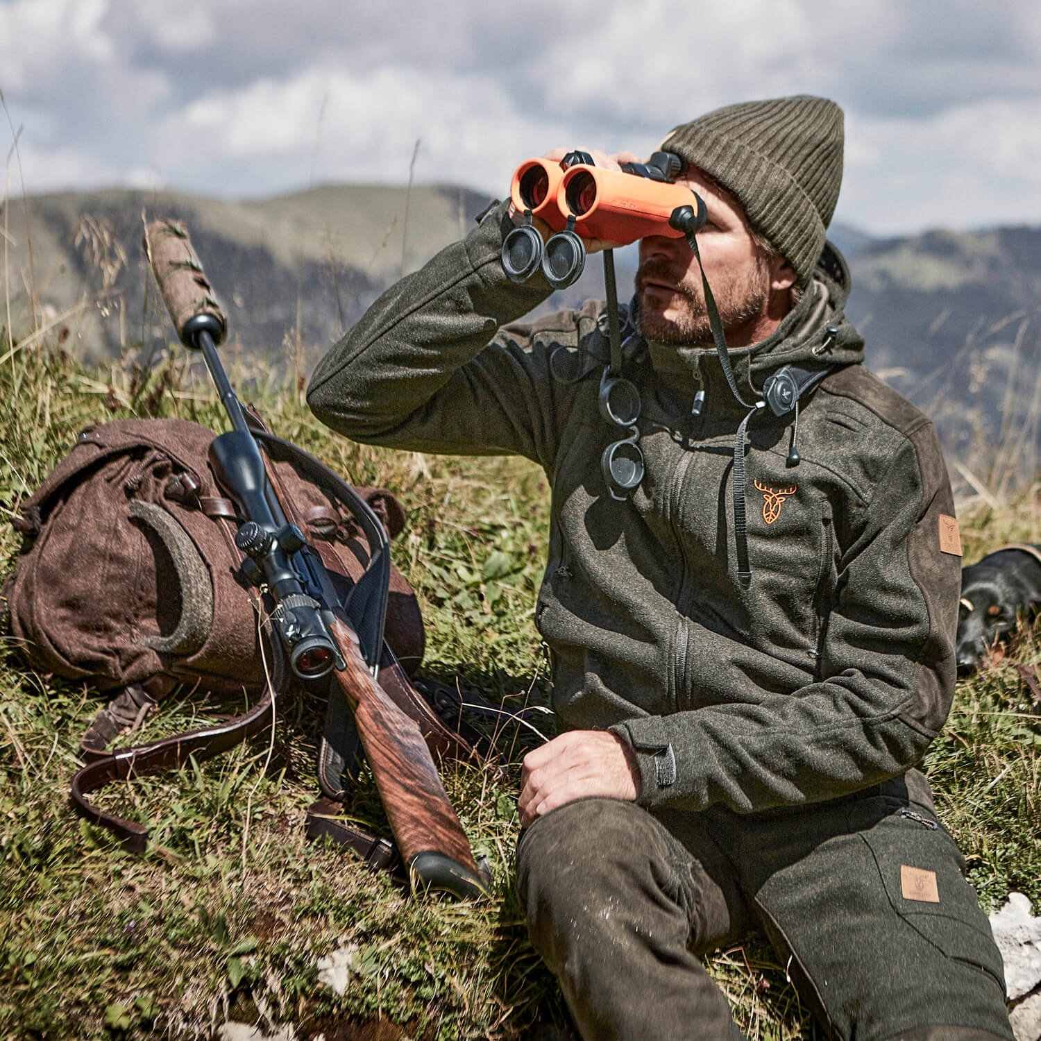  Pirscher Gear Summit Wool Pantaloni in loden