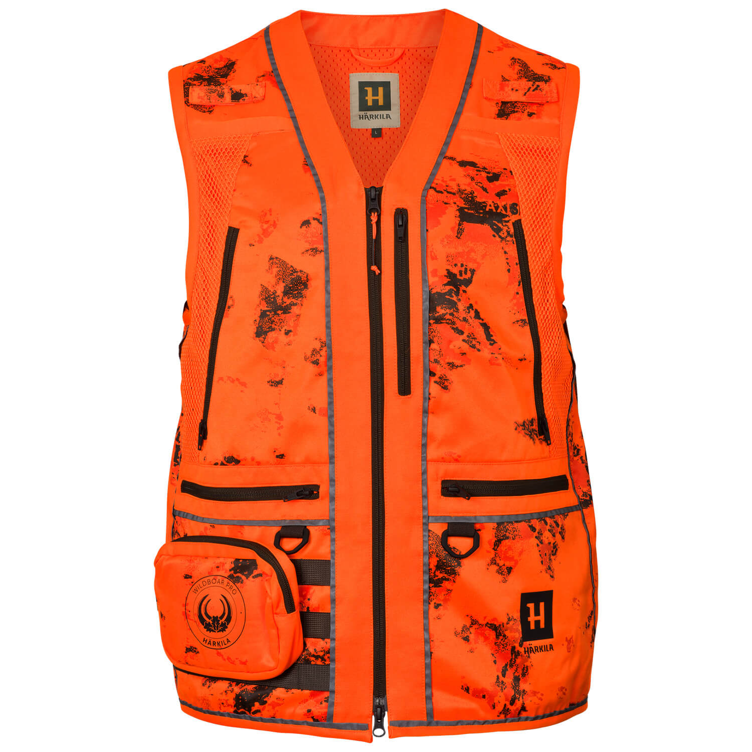 Härkila Weste Wildboar Pro Blaze Camo (AXIS MSP Orange) - Jagdanlass
