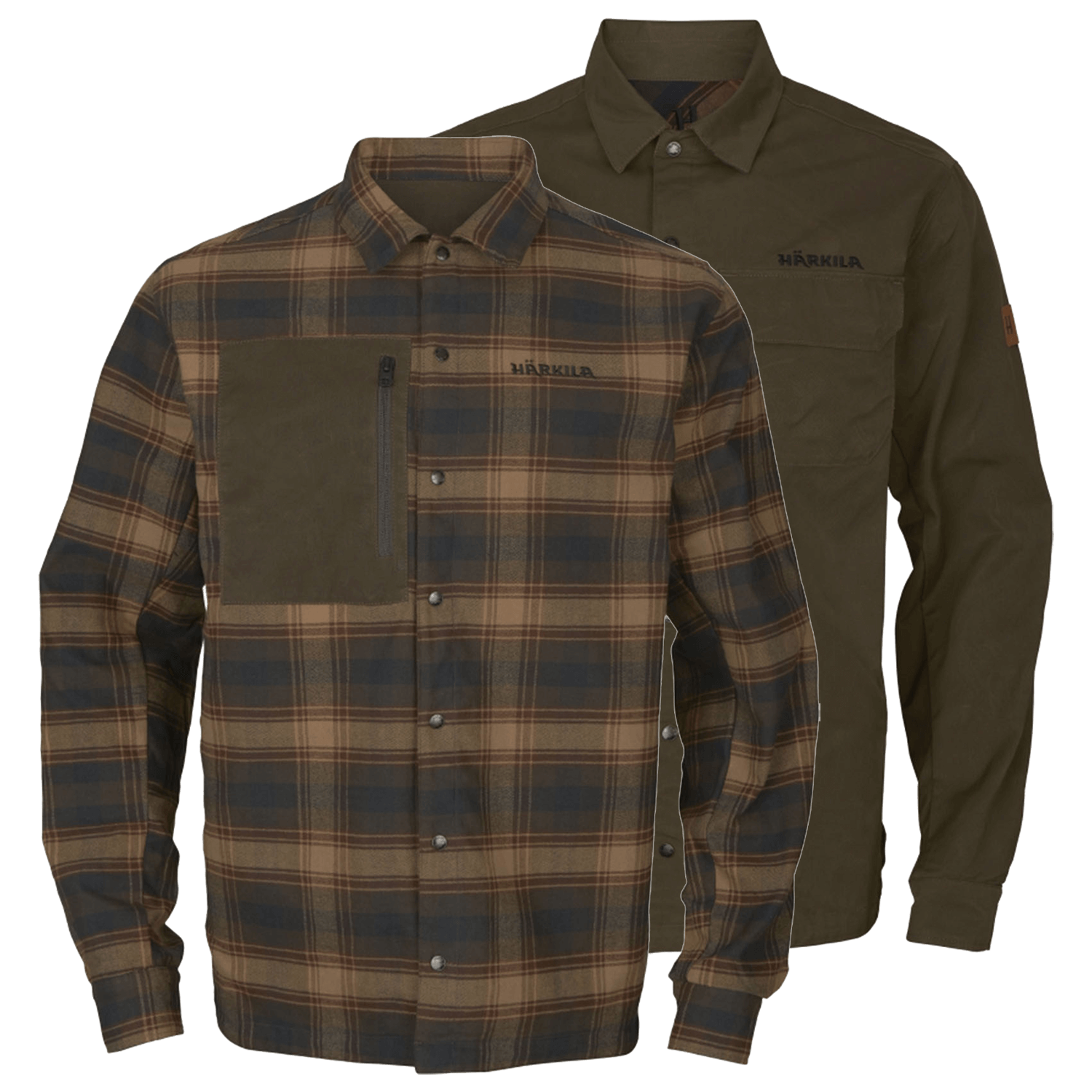  Härkila Giacca camicia Eirik (reversibile) - Camicie da caccia