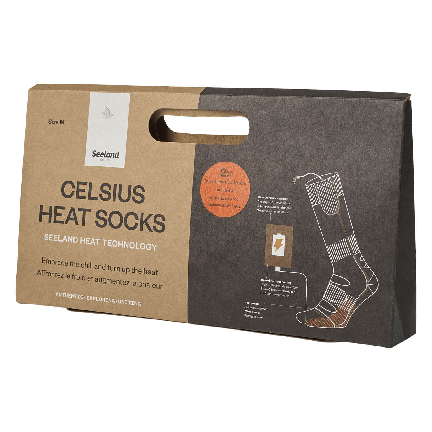 Seeland Heizsocken Celsius Heat (Pine Green Melange)