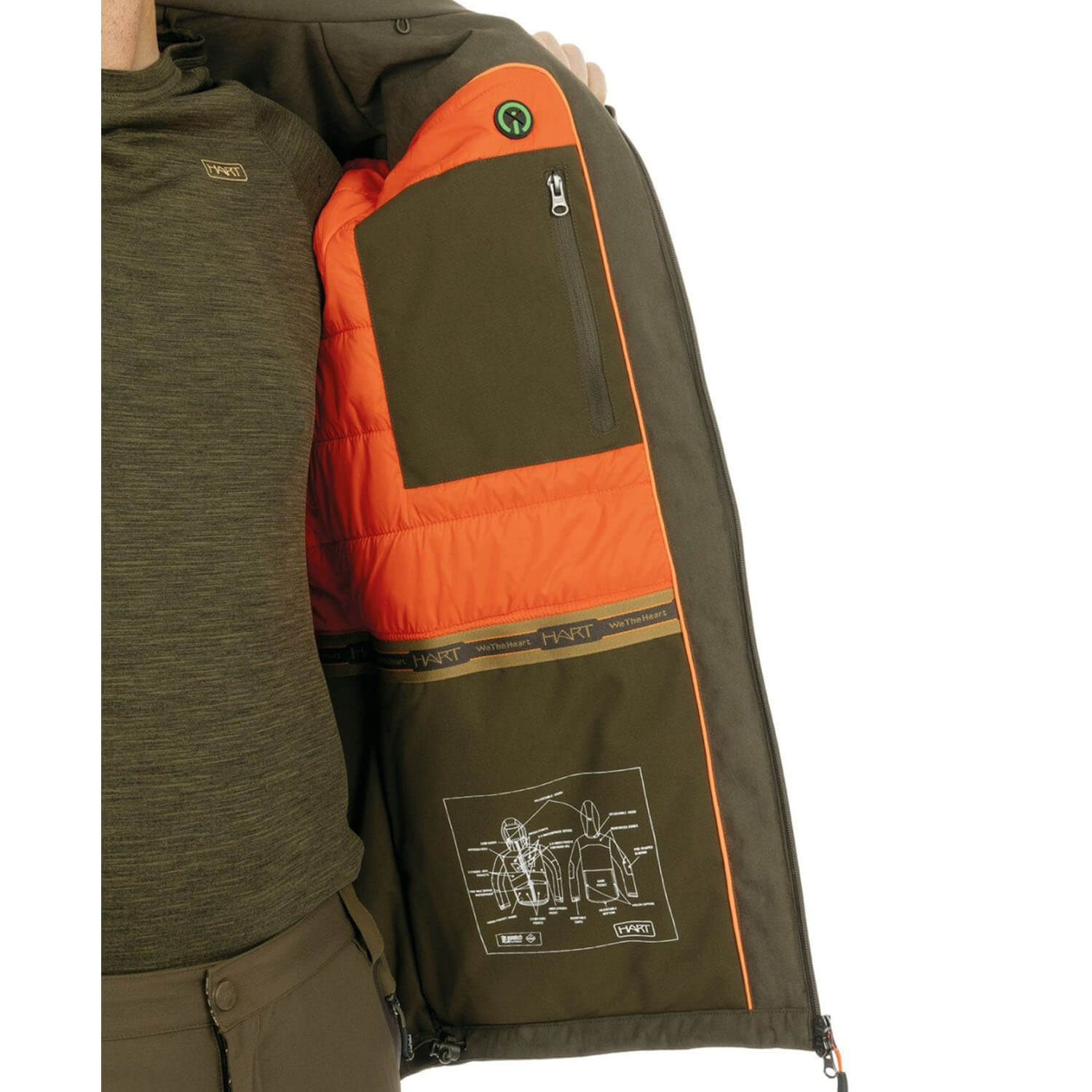  Hart Giacca da caccia Taunus WR-J (oliva scuro)