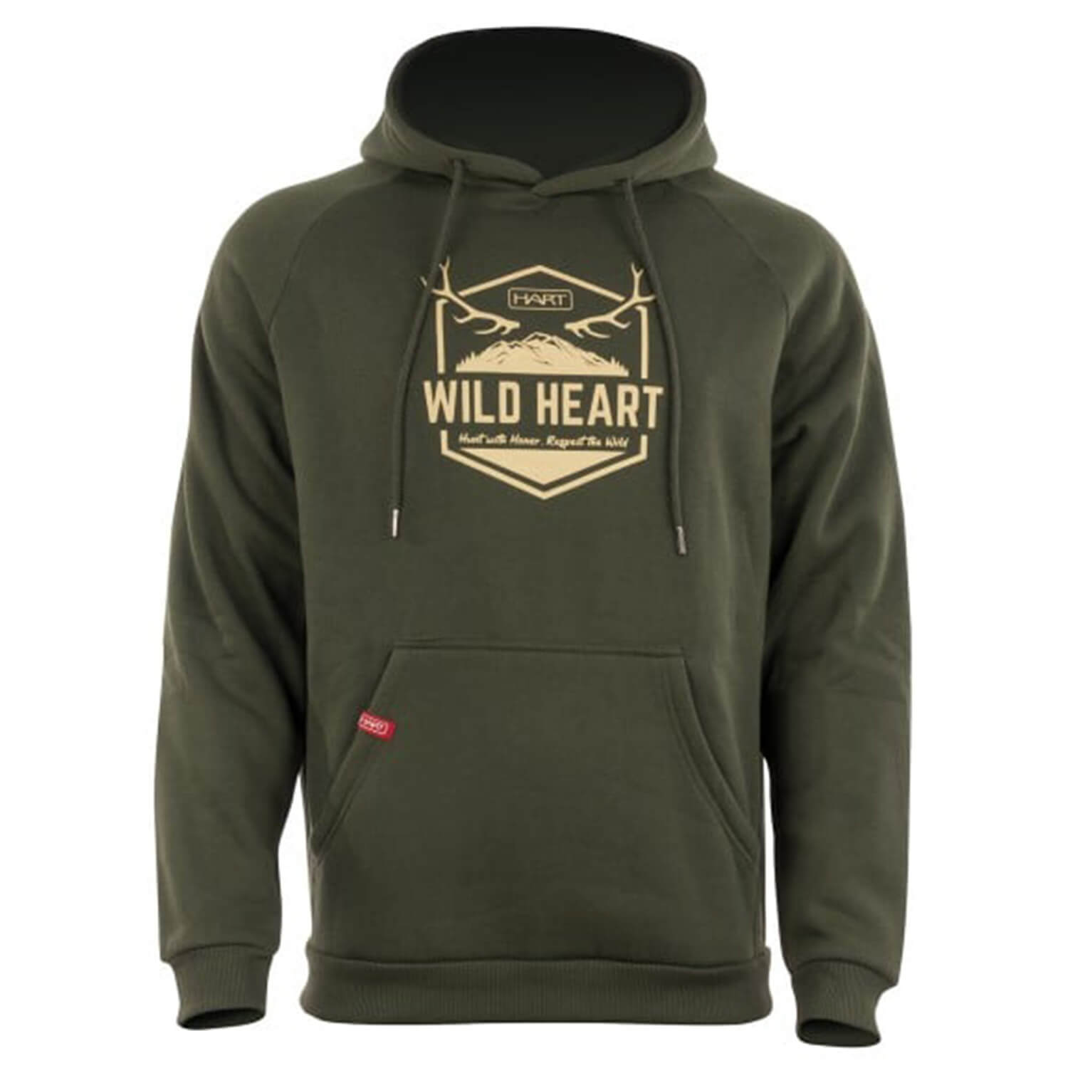 Hart Hoodie Branded-H Wild Heart (Dark Olive) - Geschenke für Jäger