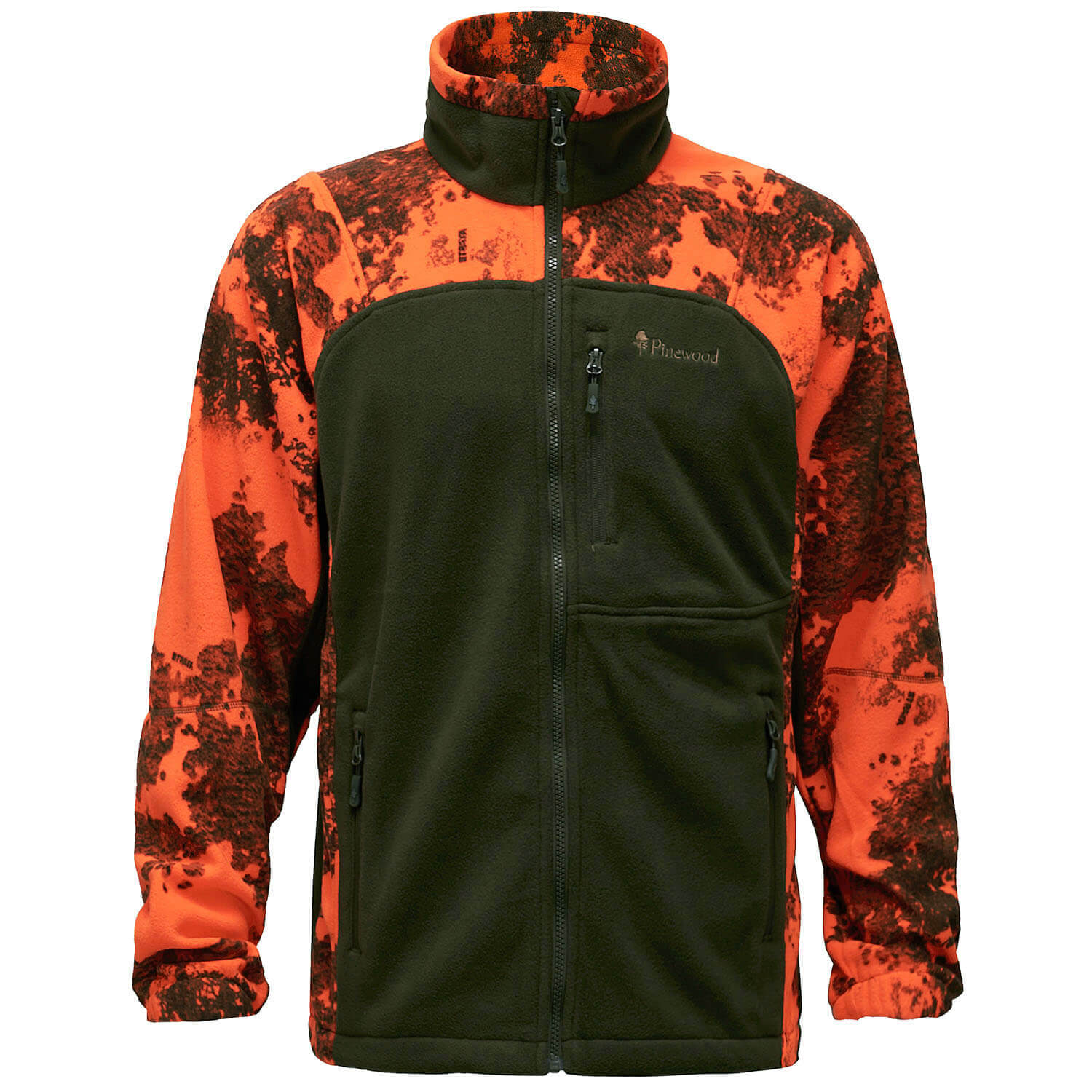  Pinewood Giacca in pile Furudal Hunters Camou (AP Blaze/Verde) - Battuta di caccia