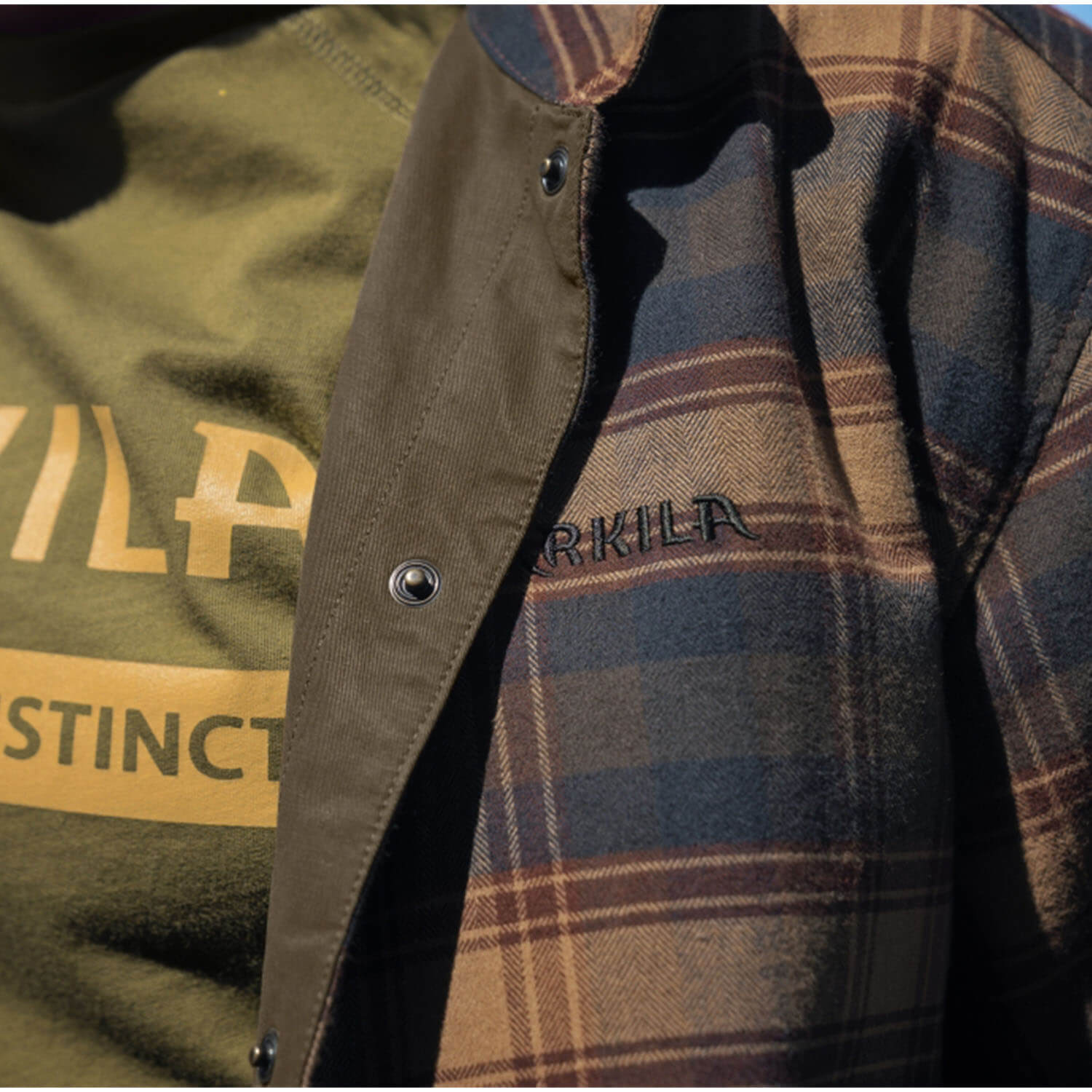  Härkila Giacca camicia Eirik (reversibile)