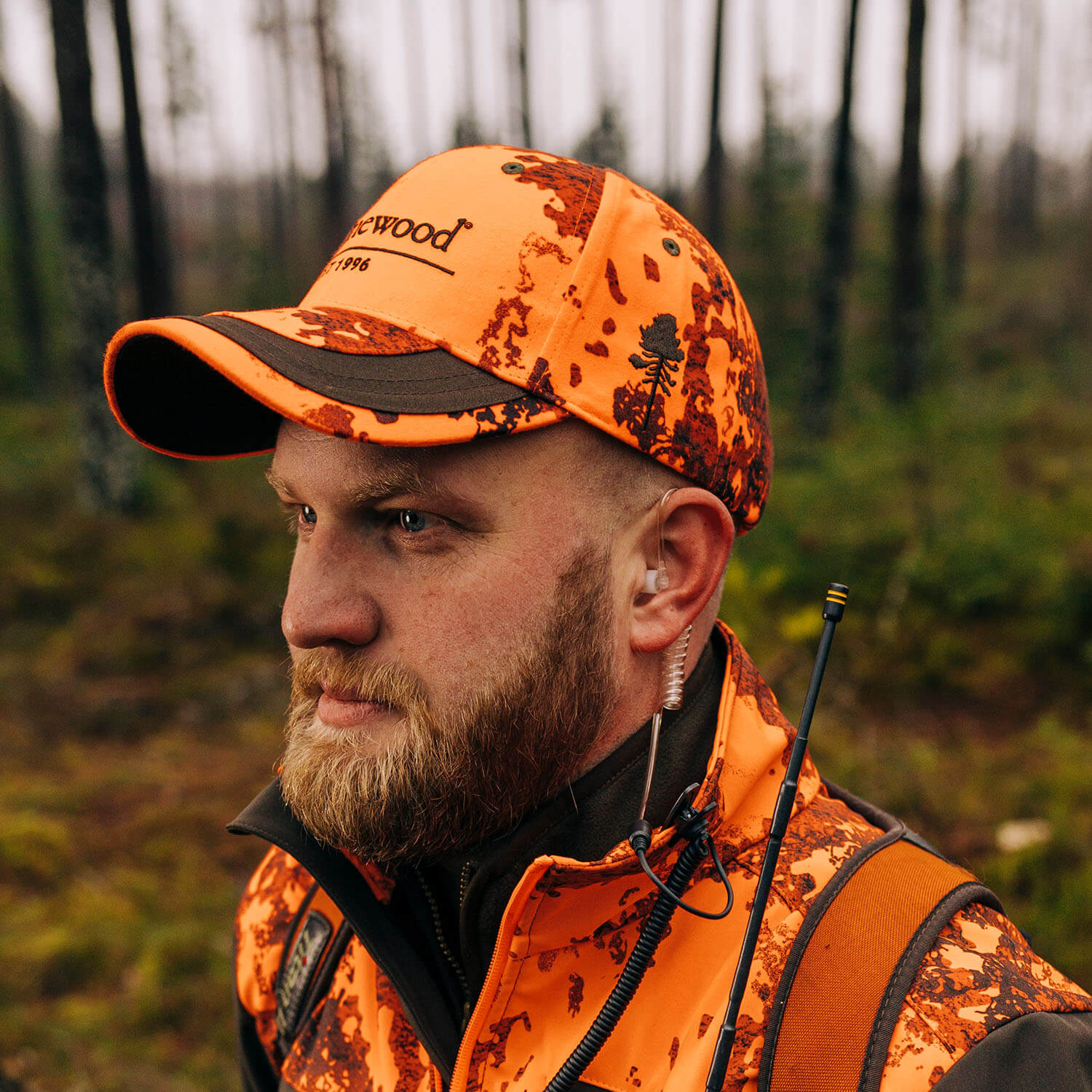 Pinewood Camou Two Colour Cap (Blaze)