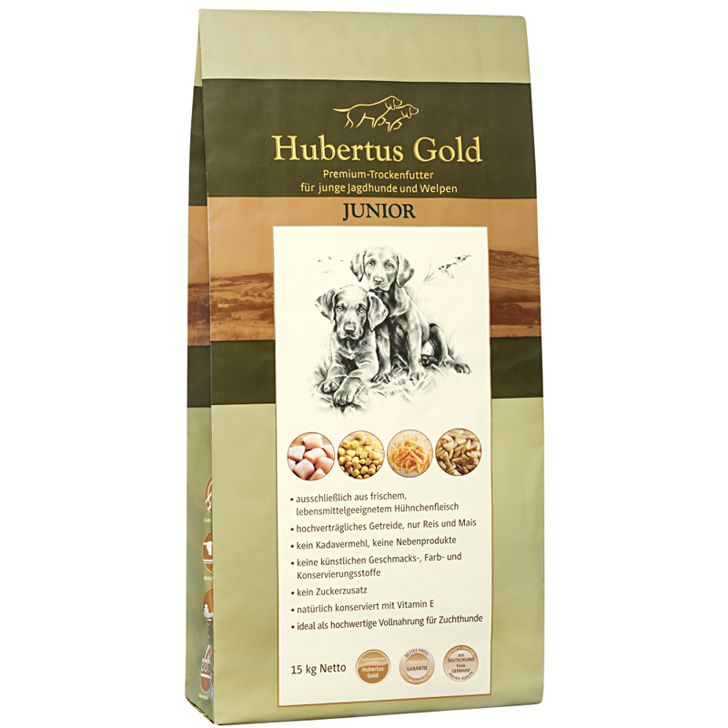  Hubertus Gold Cibo secco premium junior 14 kg - Cani da caccia