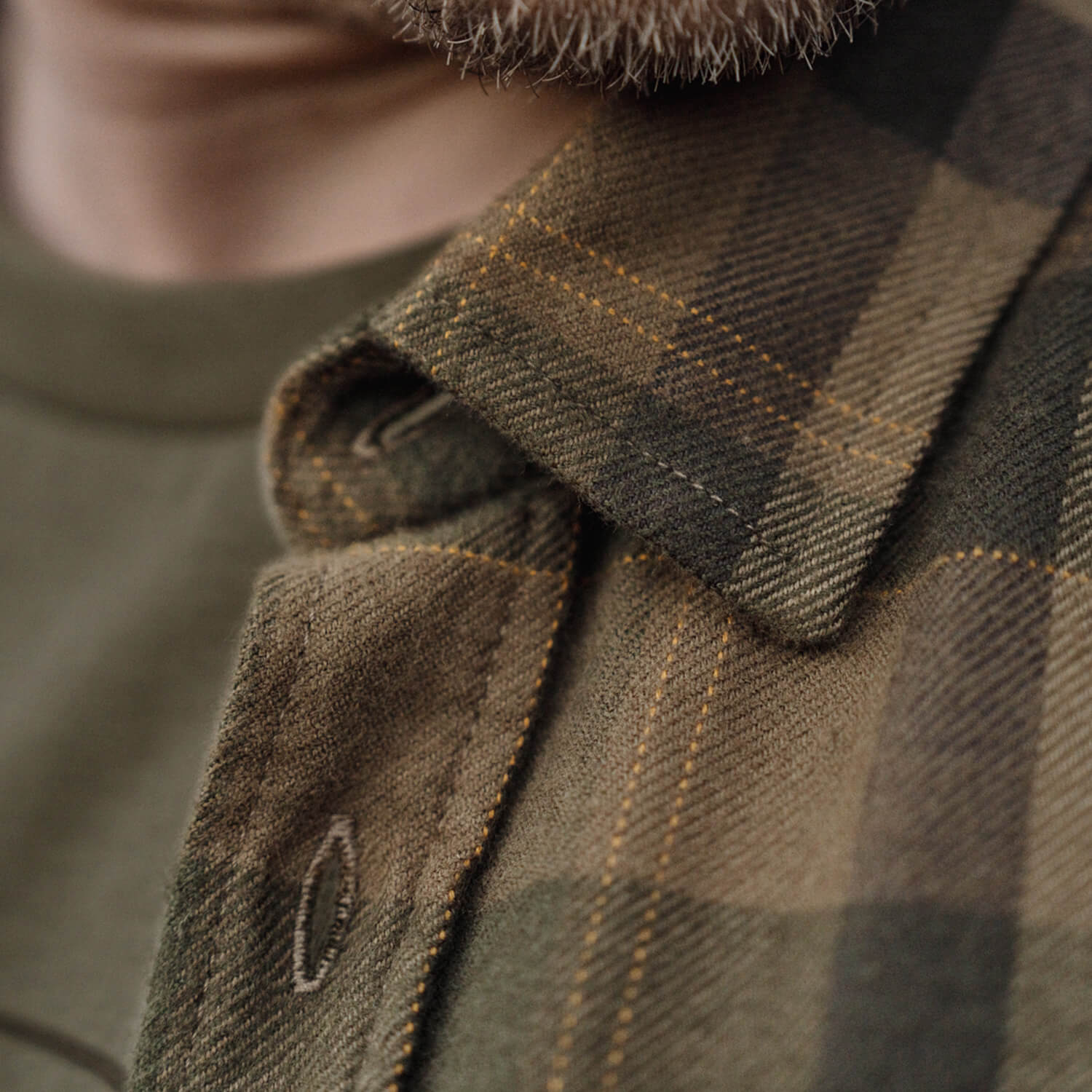  Härkila Asmund Hunting Shirt (Beach Green Check)