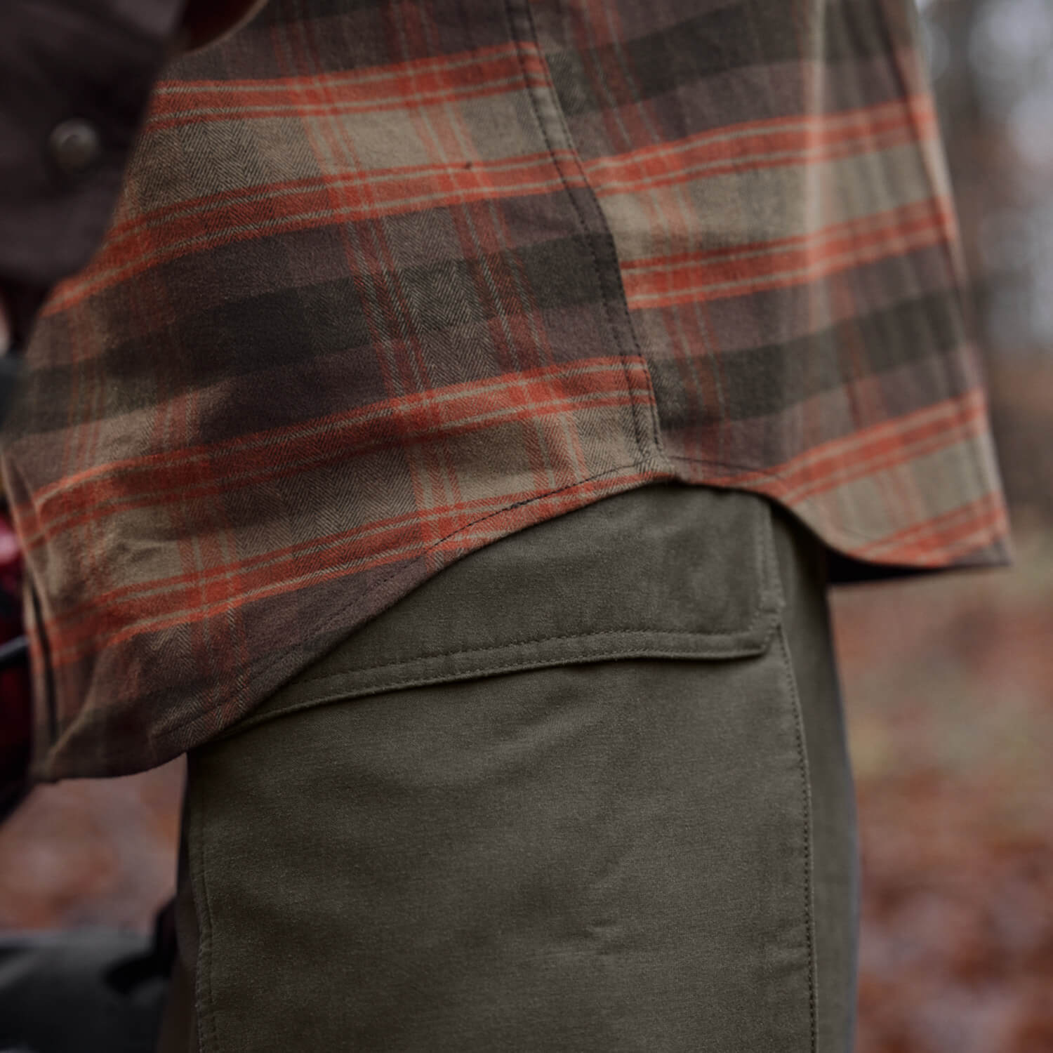 Härkila Jagdhemd Aivak (Autumn Orange Check)