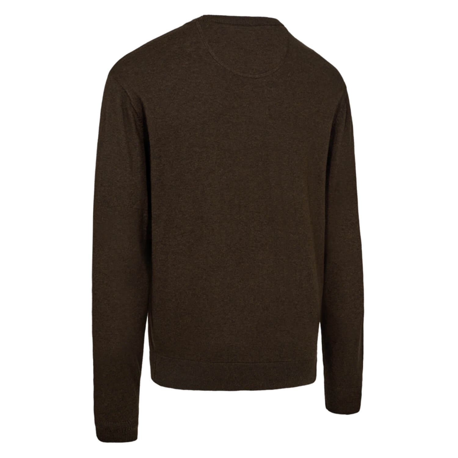  Deerhunter Harrington knitted jumper (brown melange)