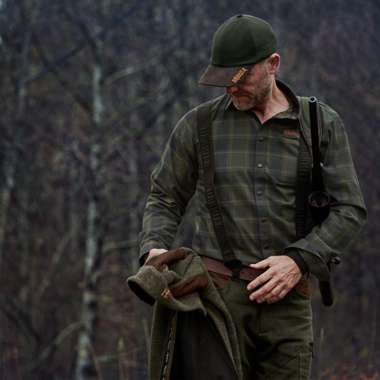  Härkila Camicia da caccia Metso Active (Willow green check)
