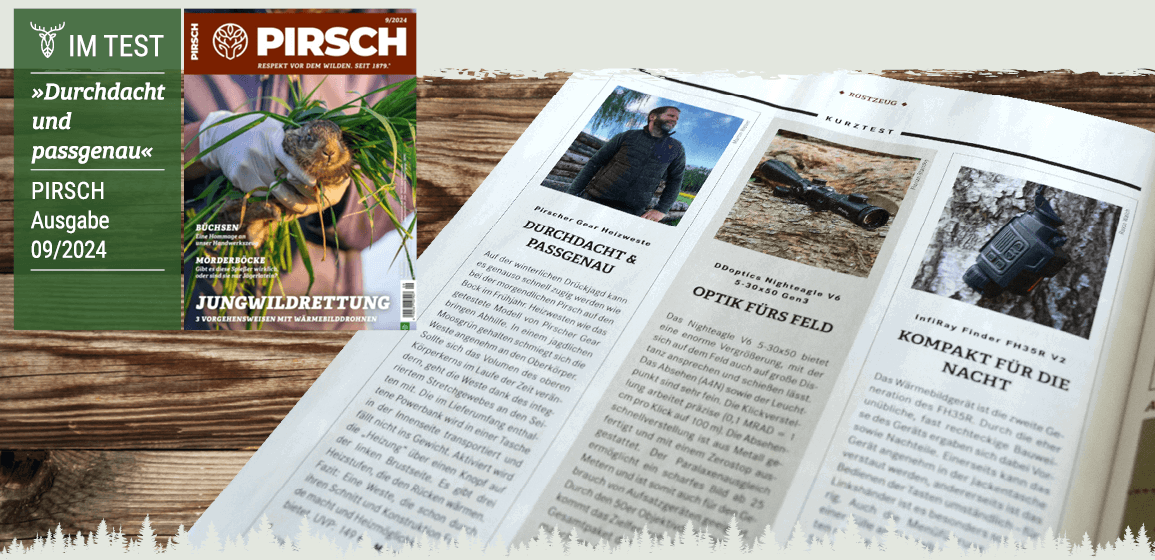 Pirscher Gear Heizweste im Testbericht vom Jagdmagazin Pirsch
