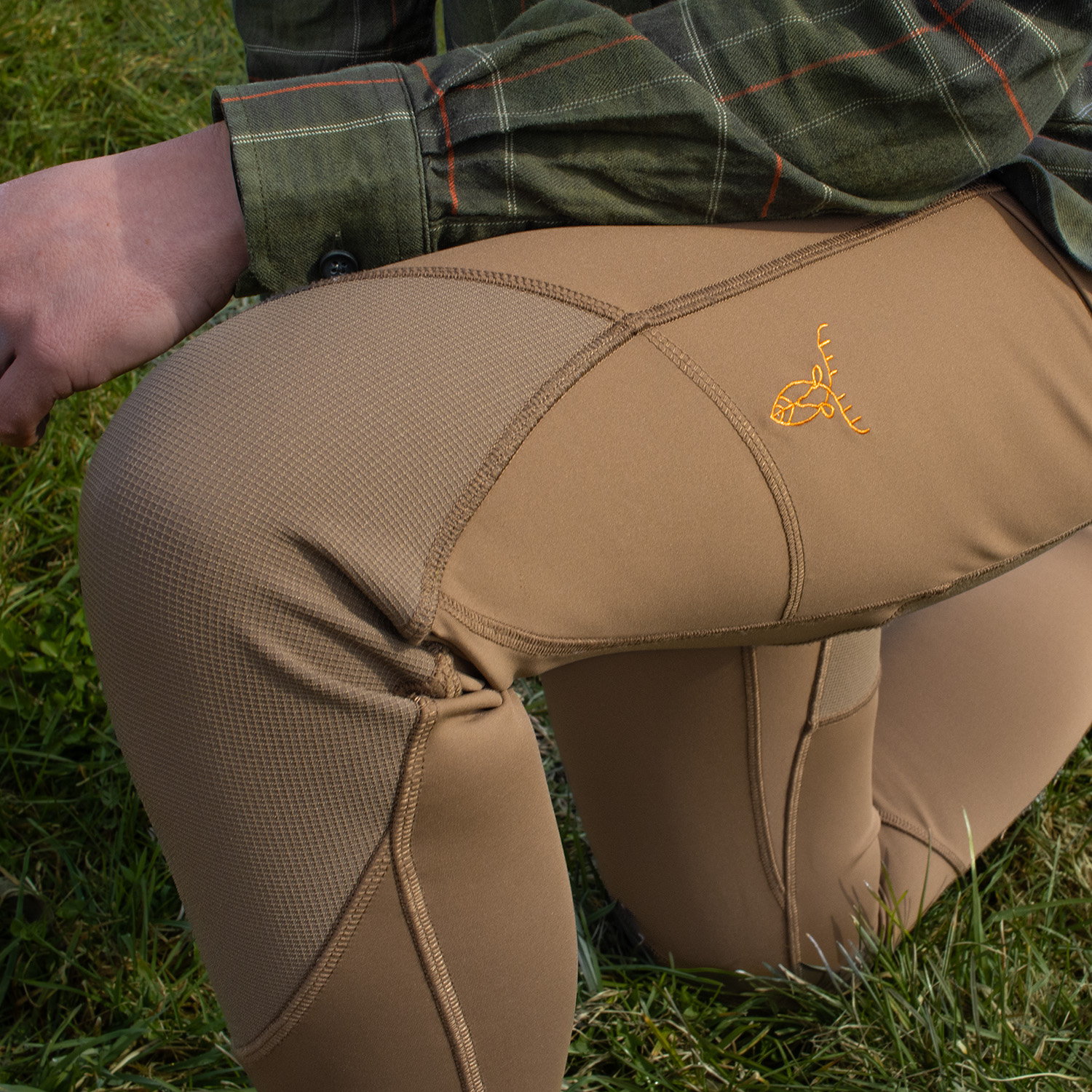  Pirscher Gear Leggings da donna (marrone/rinforzato)