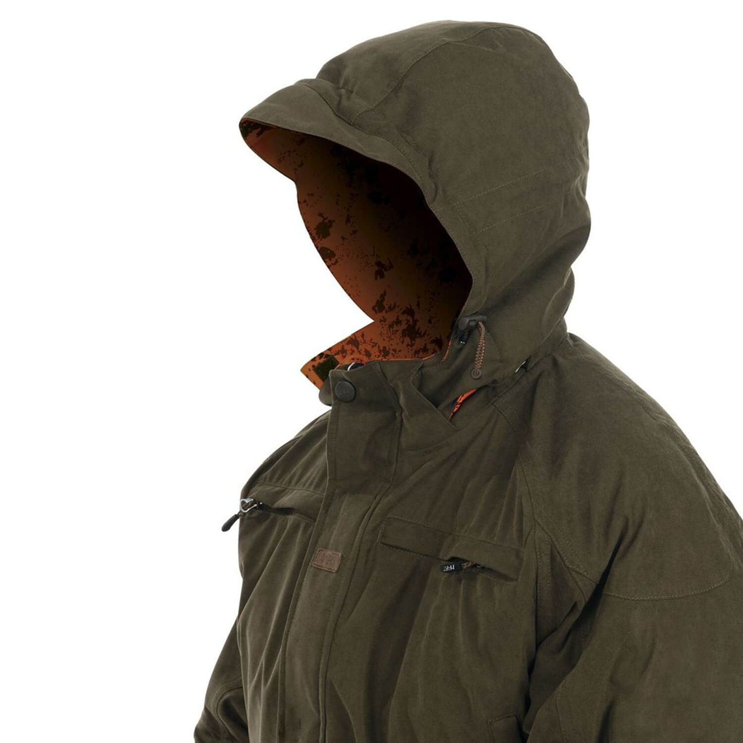 Hart Wende-Winterjacke Taunus 3R-J (Dark Olive/HV Camo)