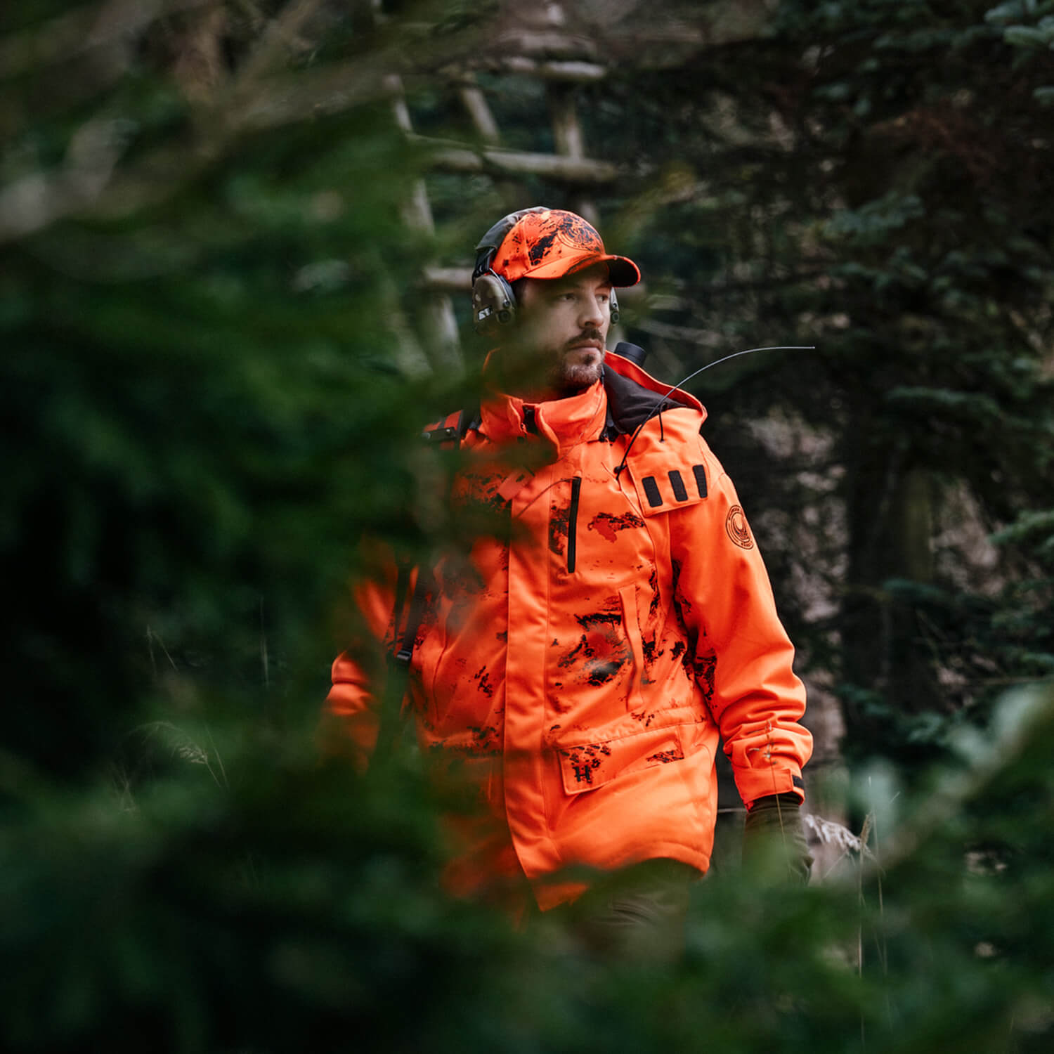Härkila Drückjagdjacke Wildboar Pro Blaze Camo HWS Insulated