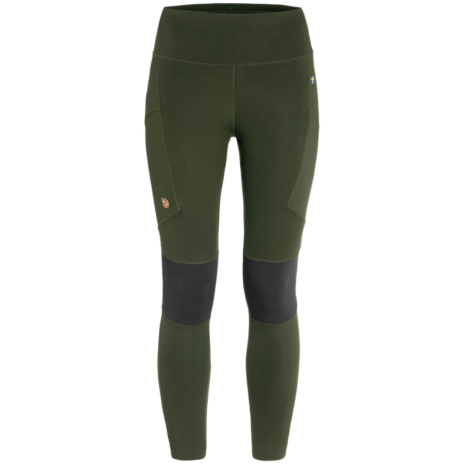  Fjällräven Leggings Abisko Trekking (Deep Forest/Grigio Ferro) - Pantaloni da caccia