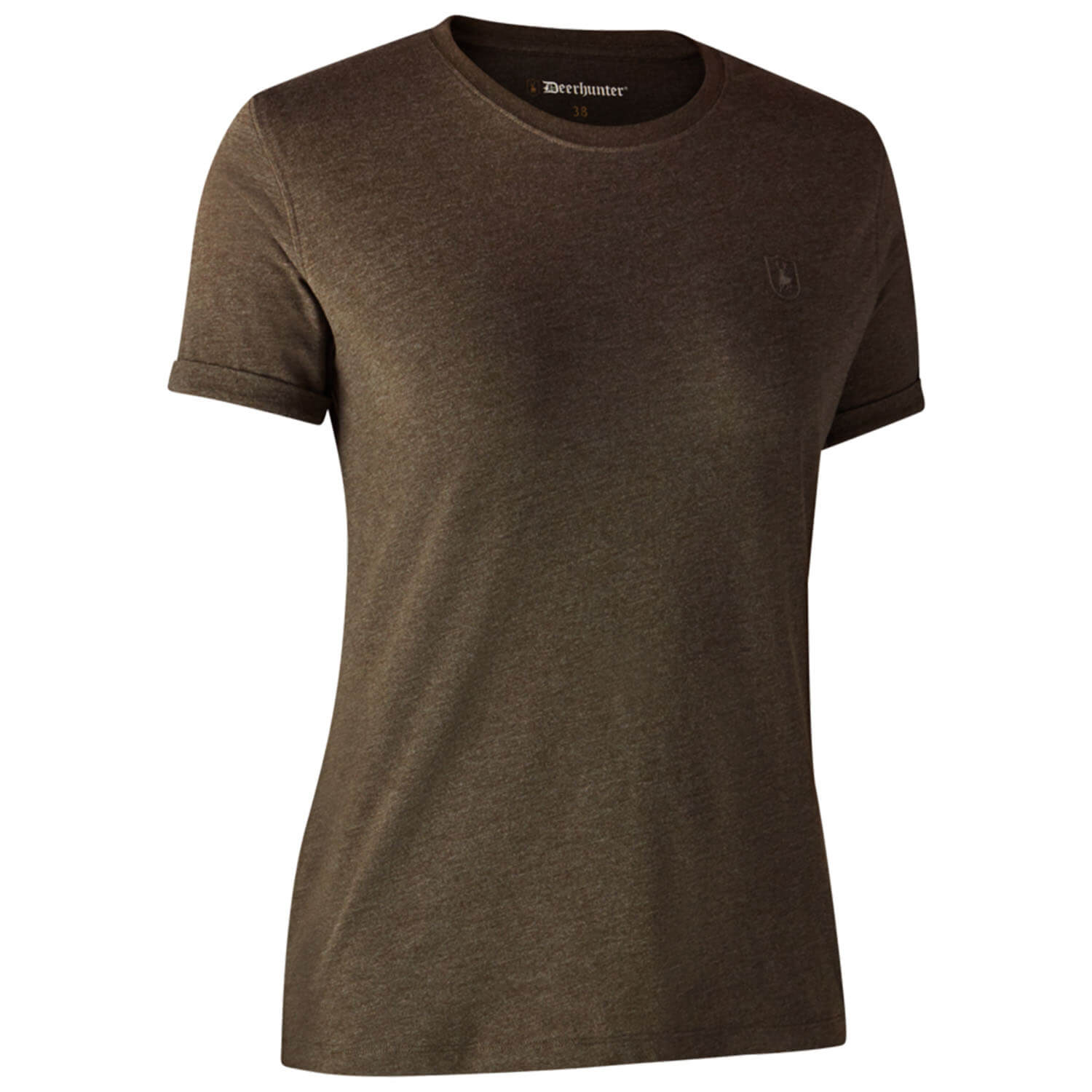  Deerhunter T-shirt da donna basic 2-pack (marrone/grigio)