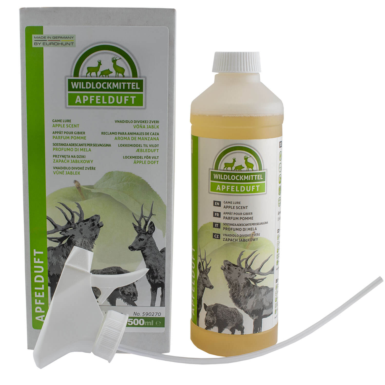  EUROHUNT Profumo alla mela 500ml - Attrezzatura da caccia