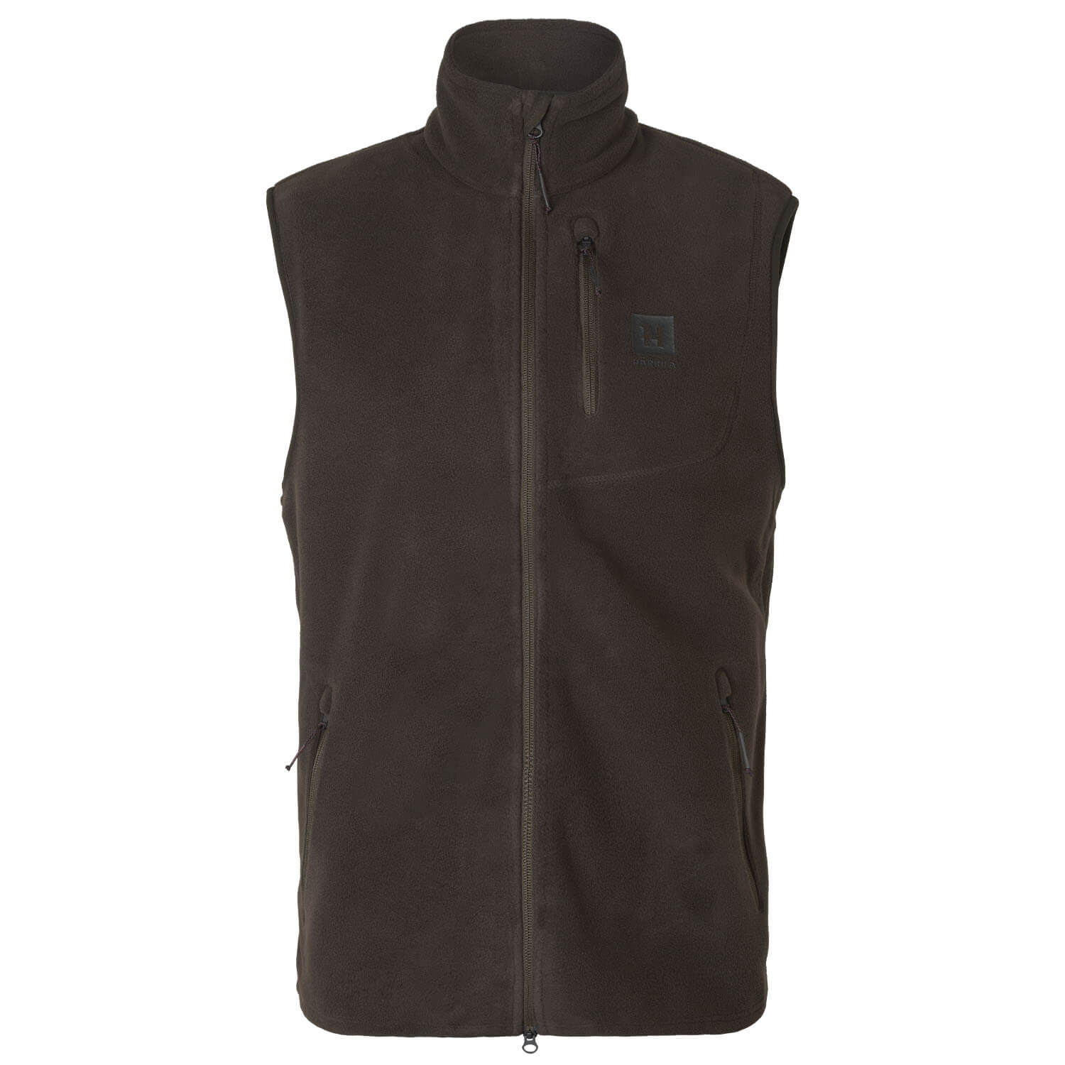  Härkila Gilet in pile Aspire (Shadow Brown) - Gilet da caccia