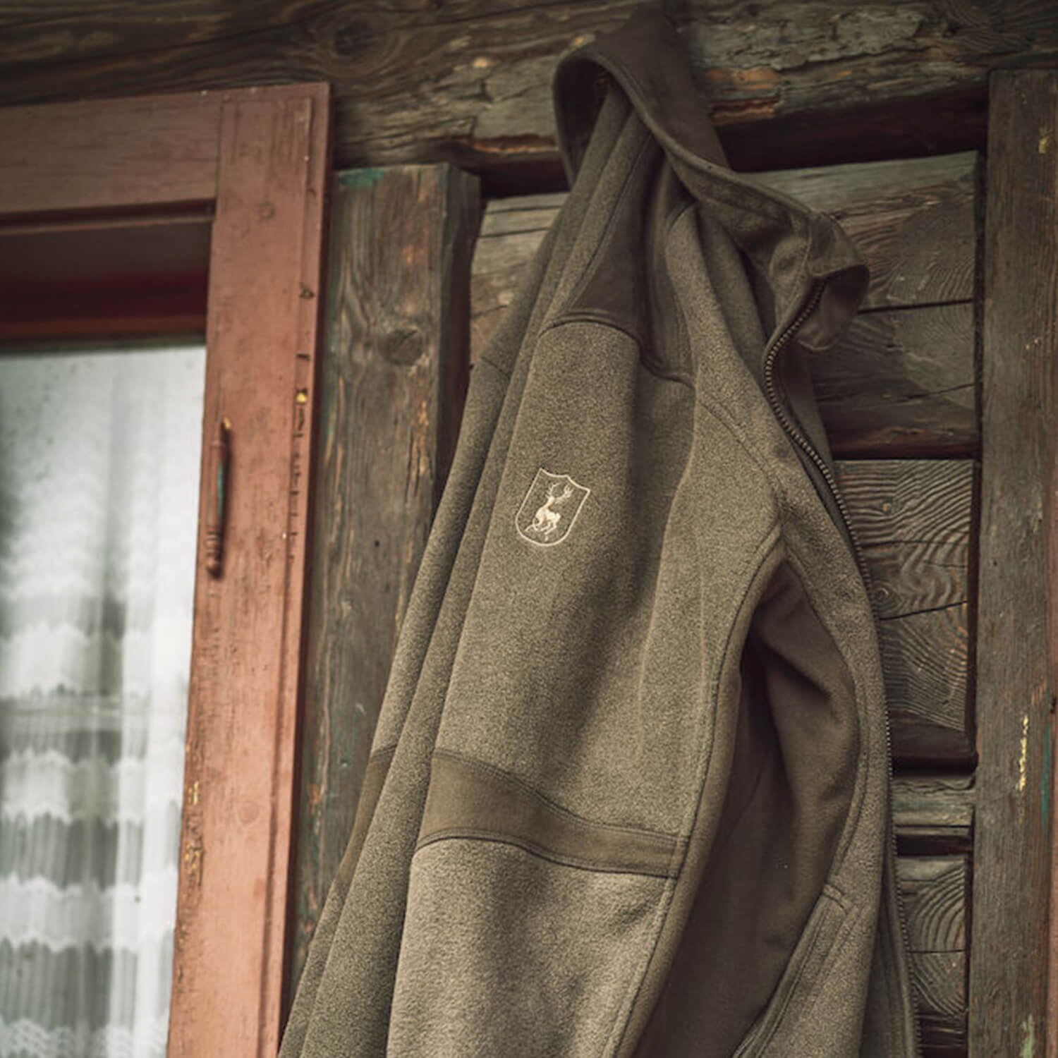  Deerhunter Giacca in pile Gamekeeper Bonded (verde)