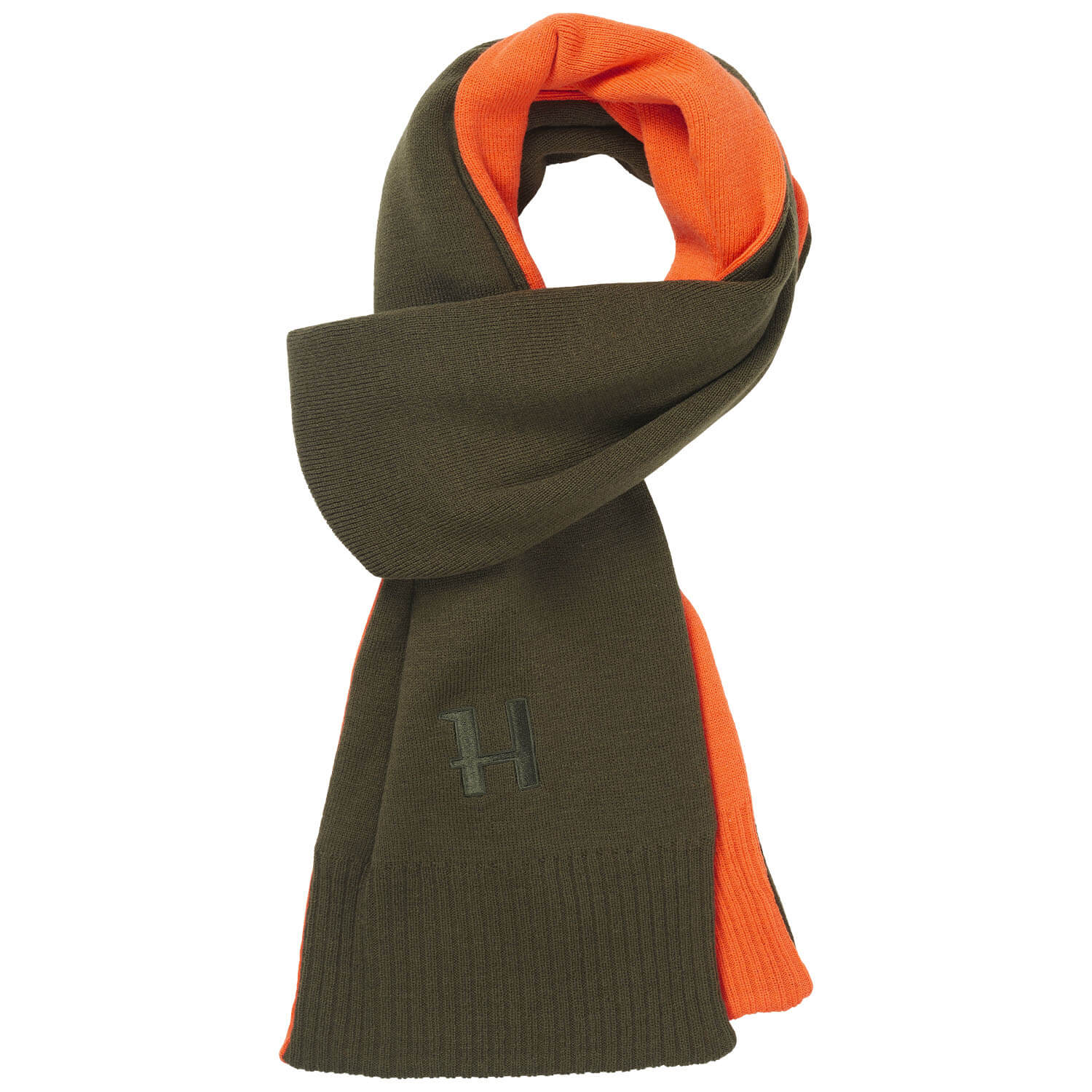  Härkila roll collar reversibile (verde salice/arancio) - Sciarpa e scaldacollo